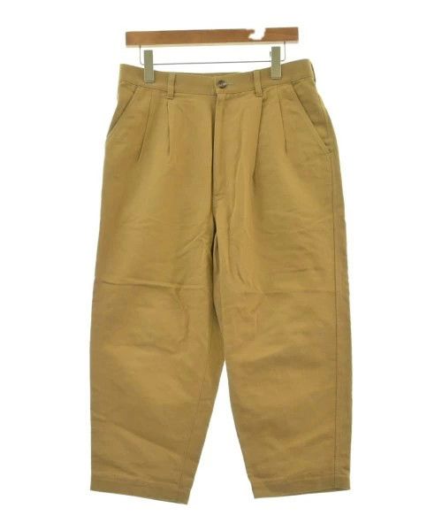 Comme des Garcons Homme Chino Pants Zipper Plain Cotton Lined 2 Tuck Beige Size US 31 - 1 Thumbnail