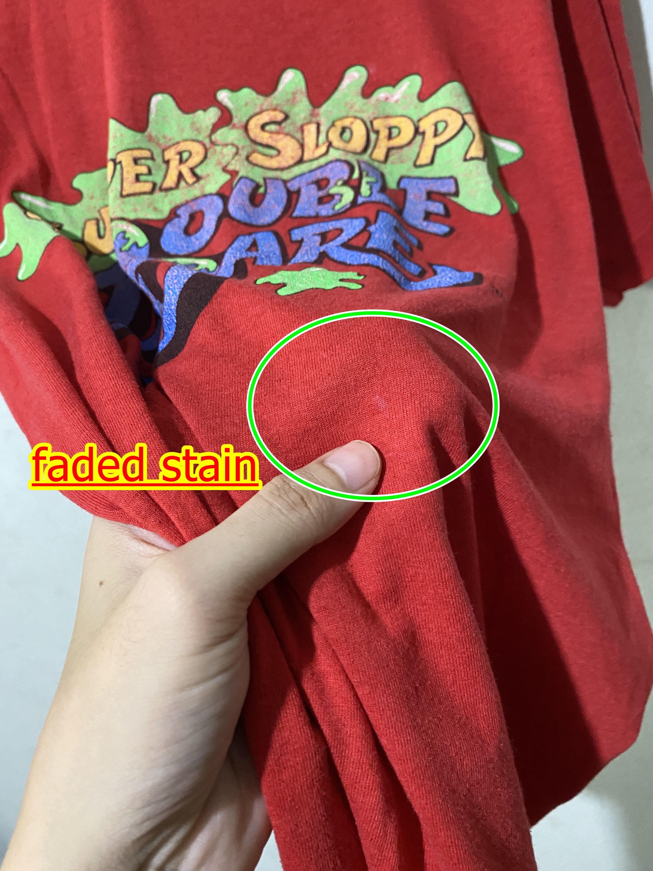 Cartoon Network × Nickelodeon × Vintage Vintage 1987 Super Sloppy Double Dare Shirt Size US S / EU 44-46 / 1 - 9 Thumbnail