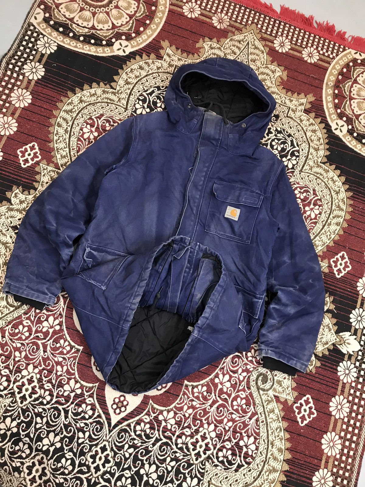 Carhartt vintage carhartt blanket jacket Size US S / EU 44-46 / 1 - 1 Thumbnail