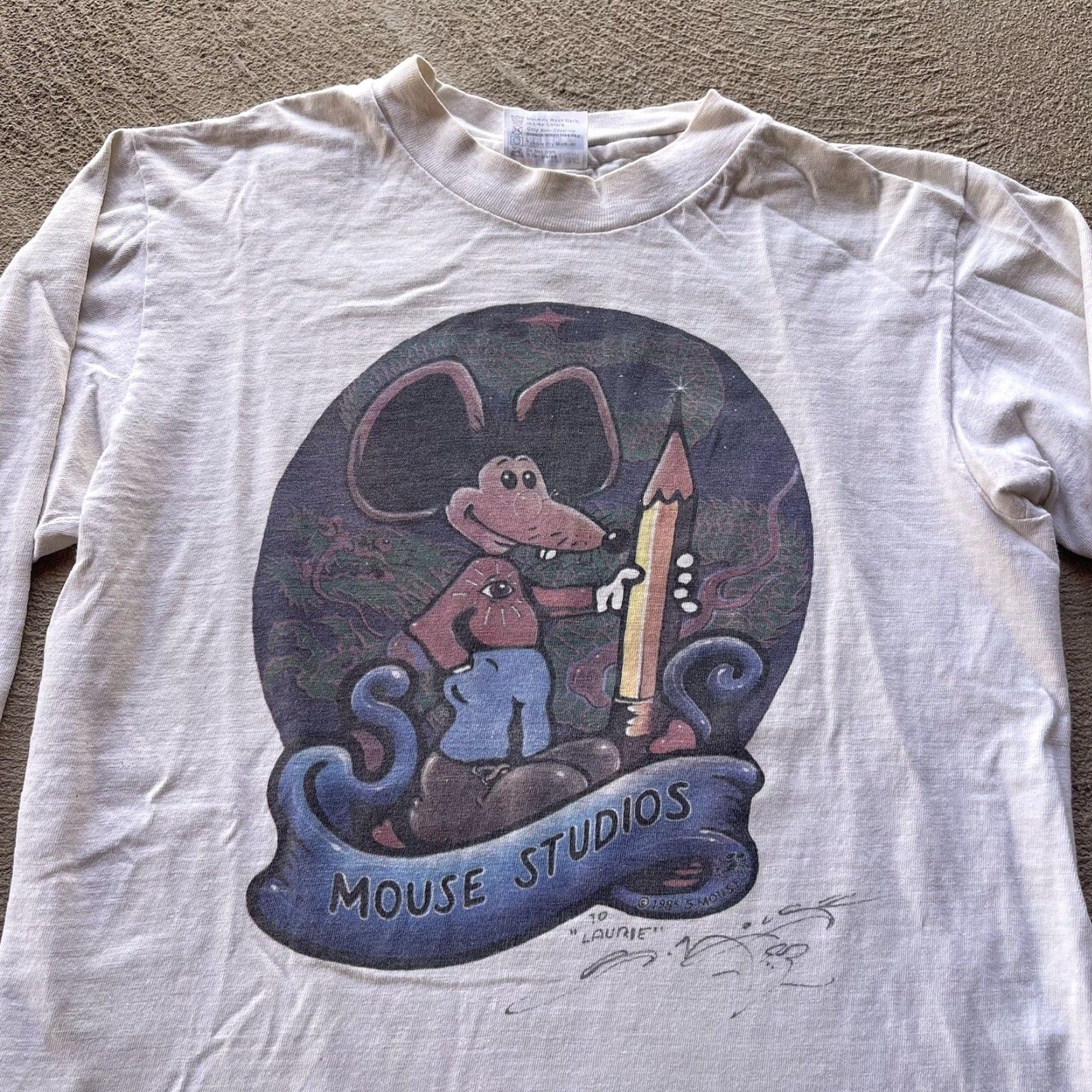 Hanes VINTAGE Grateful Dead Stanley Mouse Long Sleeve T-Shirt Mens XS White 80s Art Music Logo Size US XS / EU 42 / 0 - 2 Thumbnail