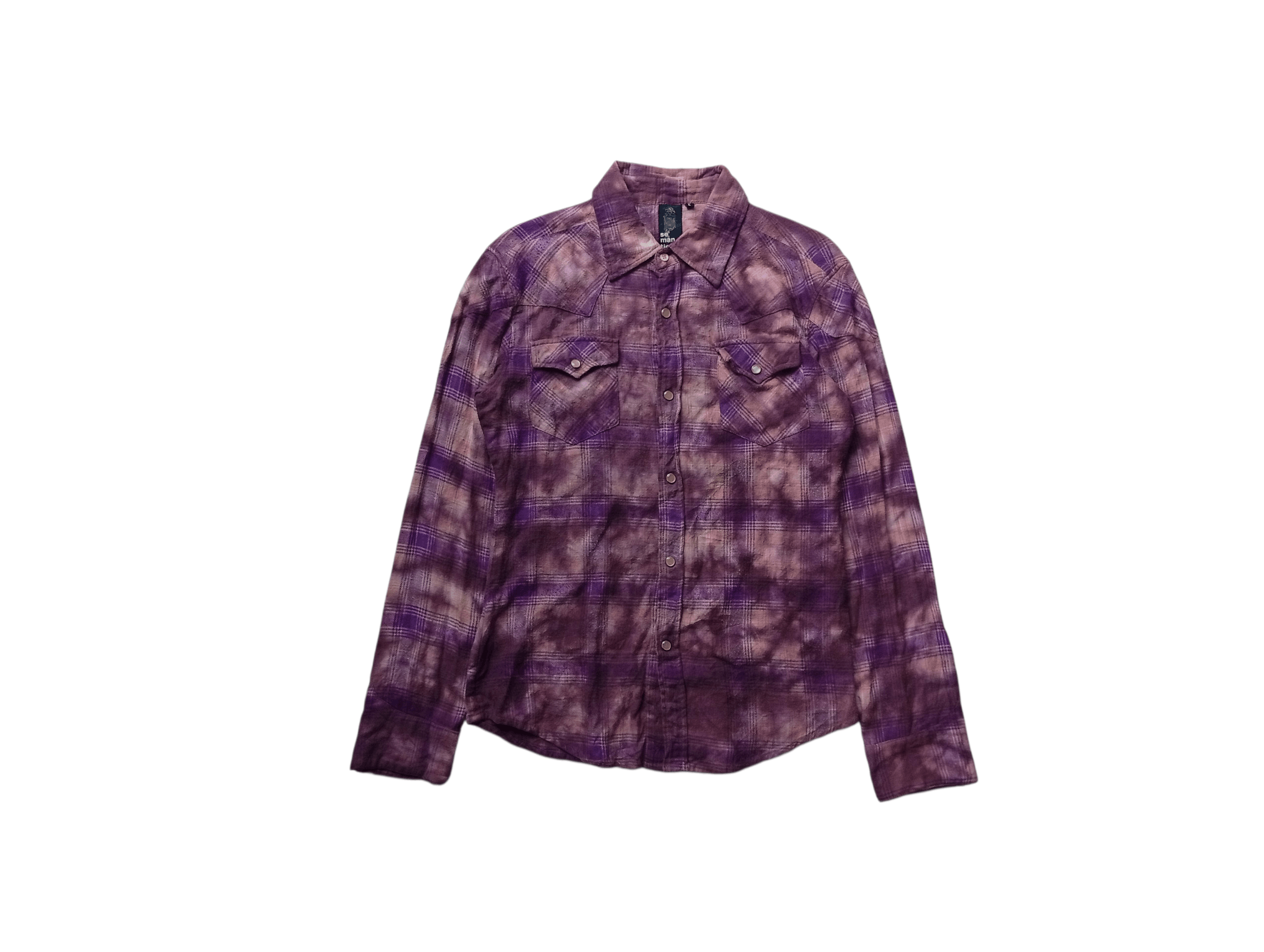 semanticdesign purple dyed western shirt Size US L / EU 52-54 / 3 - 1 Thumbnail