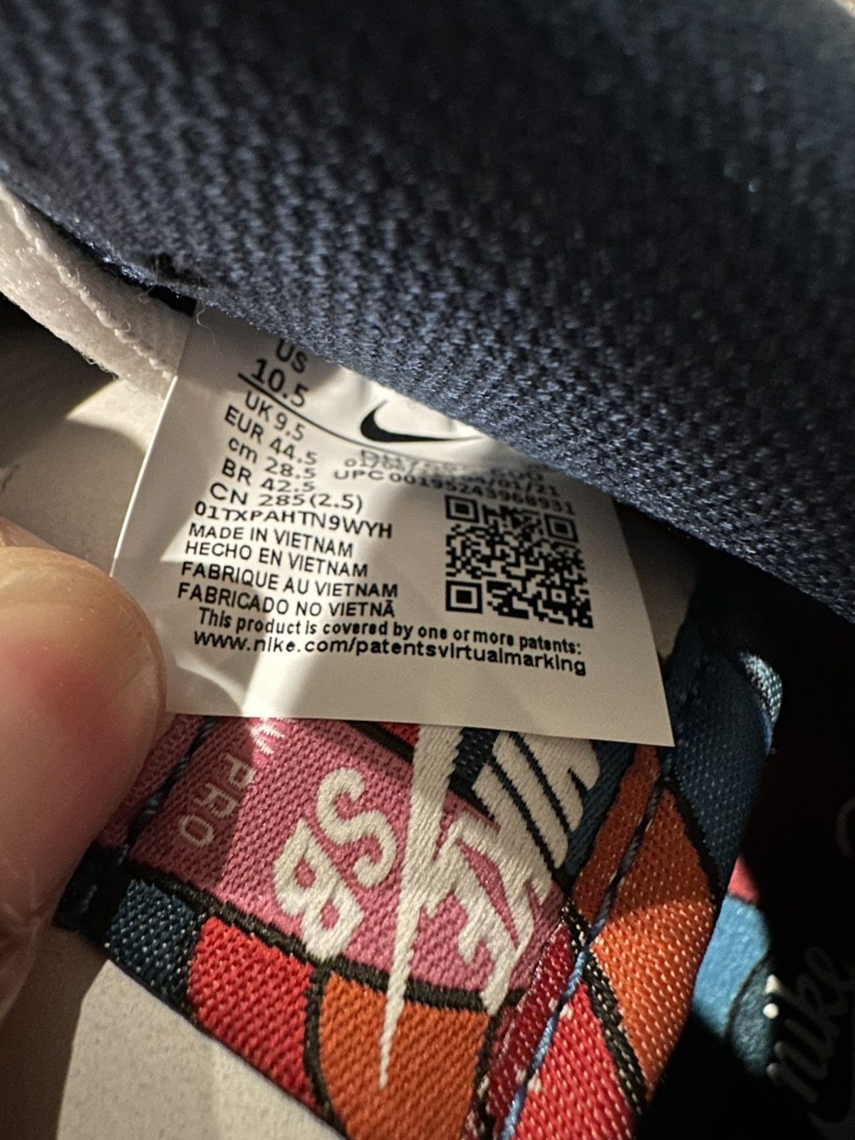 Nike SB Dunk Low Pro Parra Abstract Art Size US 10.5 / EU 43-44 - 6 Thumbnail