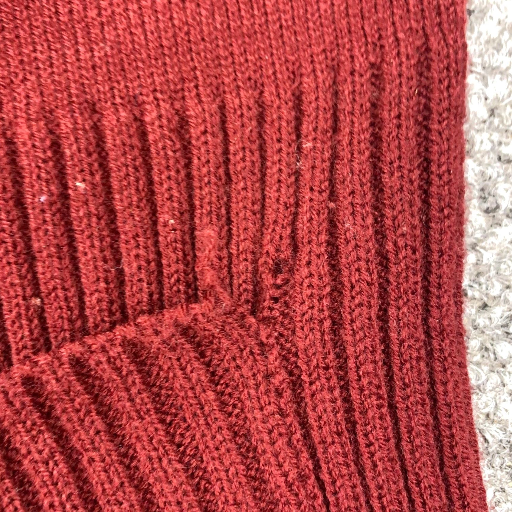 KEEN VINTAGE Keen Mens Sweater Vest Cardigan Knit Red Medium Pockets V-Neck 70s Ivy League Retro Grunge Admirers Mens Size US M / EU 48-50 / 2 - 4 Thumbnail