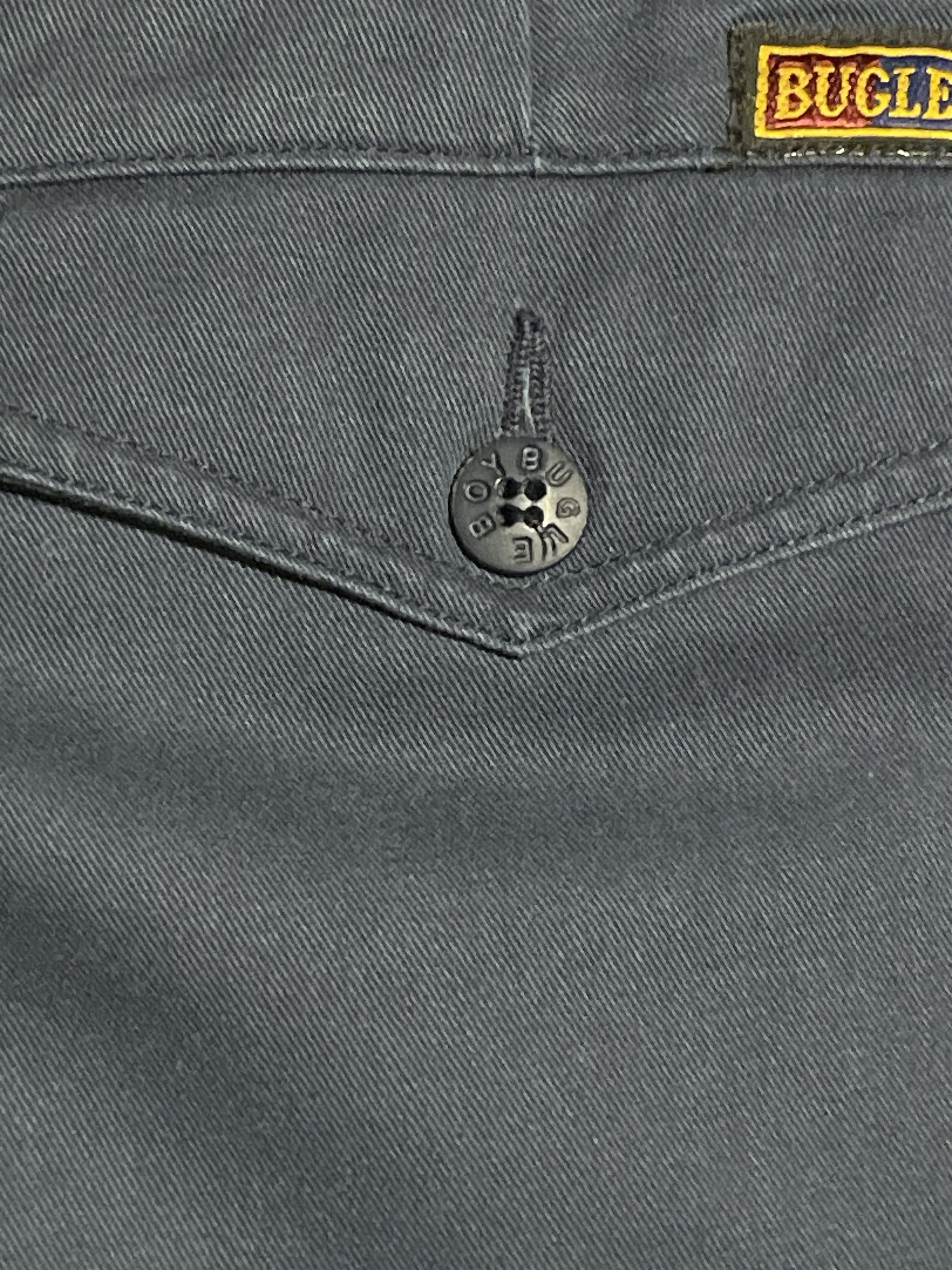 Bugle Boy Vintage Bugle Boy Chino trouser Mens W Navy Pleated Front Size US 40 / EU 56 - 7 Thumbnail