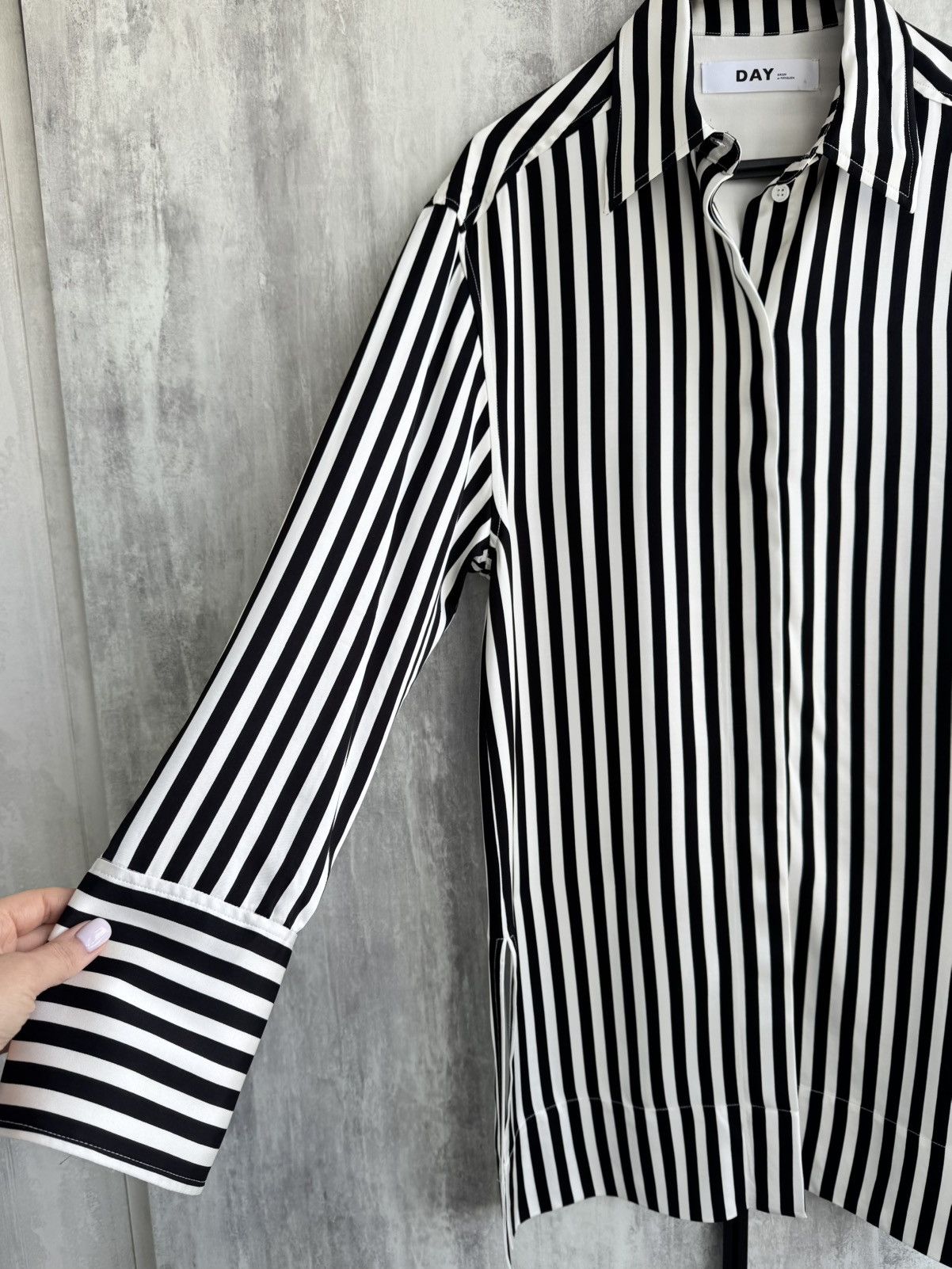 Other DAY Birger et Mikkelsen lea fluid stripe shirt black/white Size M / US 6-8 / IT 42-44 - 7 Thumbnail