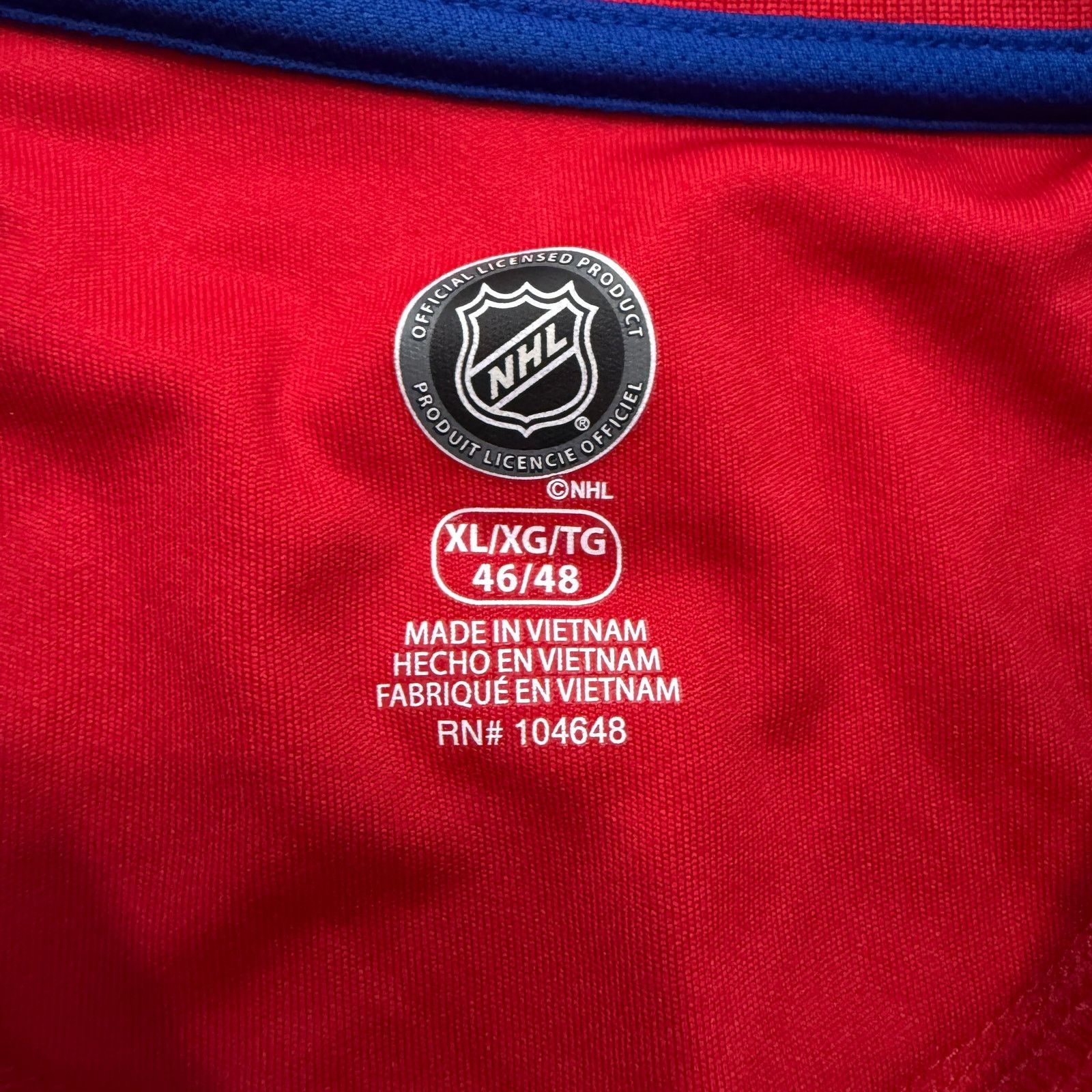 NHL NHL New York Rangers Polo Shirt Men's Extra Large Red Blue Size US XL / EU 56 / 4 - 5 Thumbnail