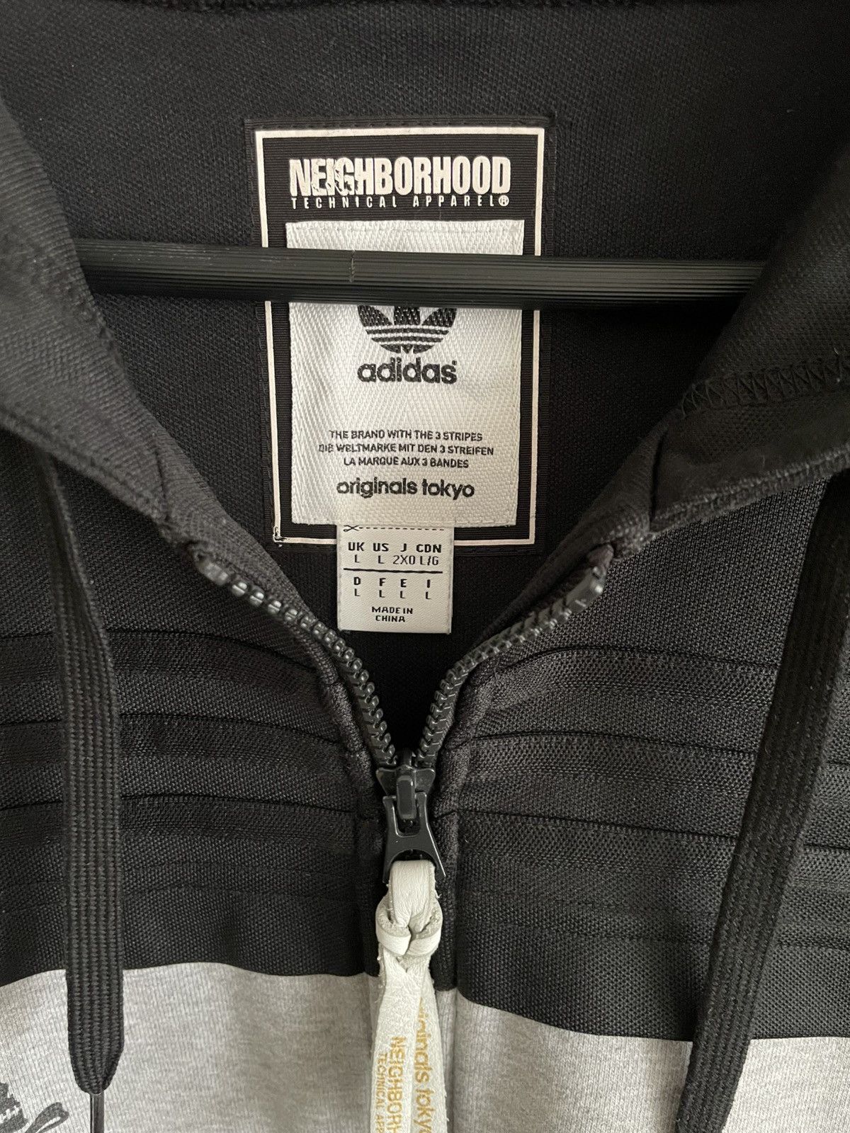 Adidas × Neighborhood Adodas X Neighborhood NBHD Skull Logo Zip Hoodie AONH Tokyo Size US L / EU 52-54 / 3 - 4 Thumbnail