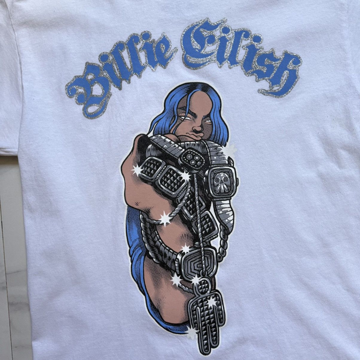 Billie Eilish Billie Eilish Bling T-Shirt Size US L / EU 52-54 / 3 - 4 Thumbnail