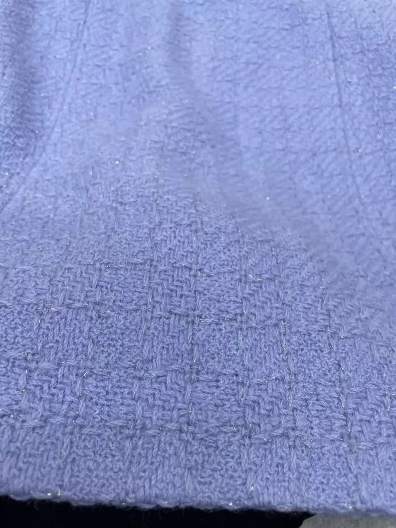 Chanel Chanel 24A purple tweed skirt 2504-Nextarrow Size 42" / US 20 - 4 Thumbnail
