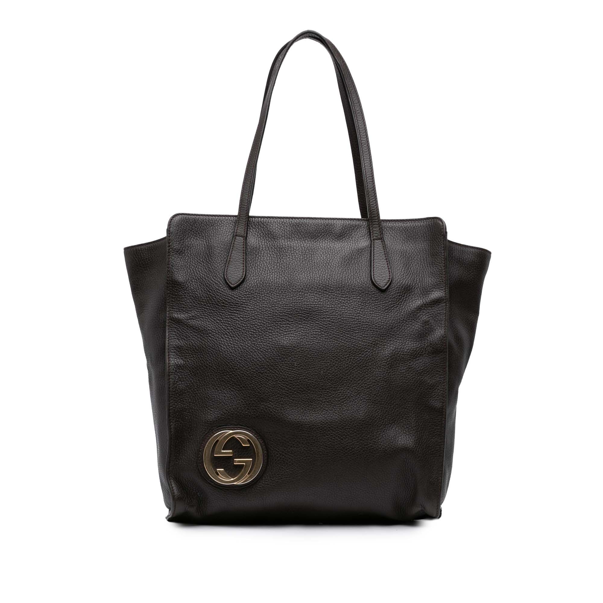 Gucci Gucci Dollar Calfskin Interlocking G Tote Size ONE SIZE - 1 Thumbnail