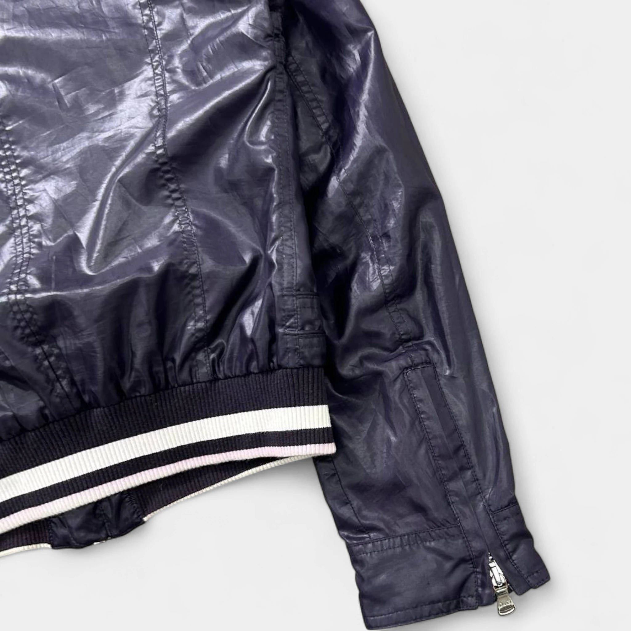 Dolce & Gabbana Dolce & Gabbana Light Nylon Purple Bomber Jacket Size US M / EU 48-50 / 2 - 7 Thumbnail