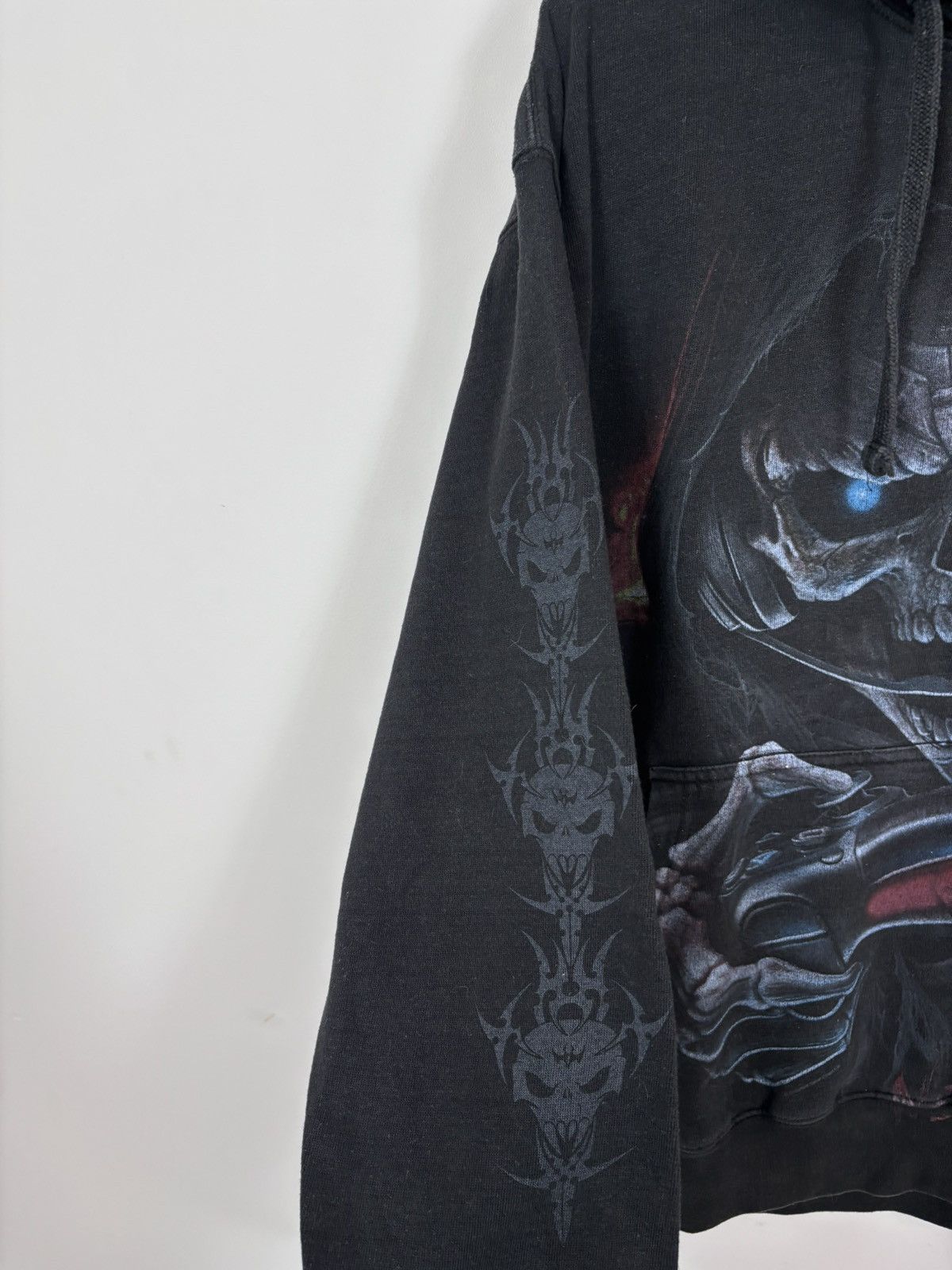Other Spiral Direct Y2K Big Skeleton Skulls Gamer Black Hoodie Size US L / EU 52-54 / 3 - 10 Thumbnail