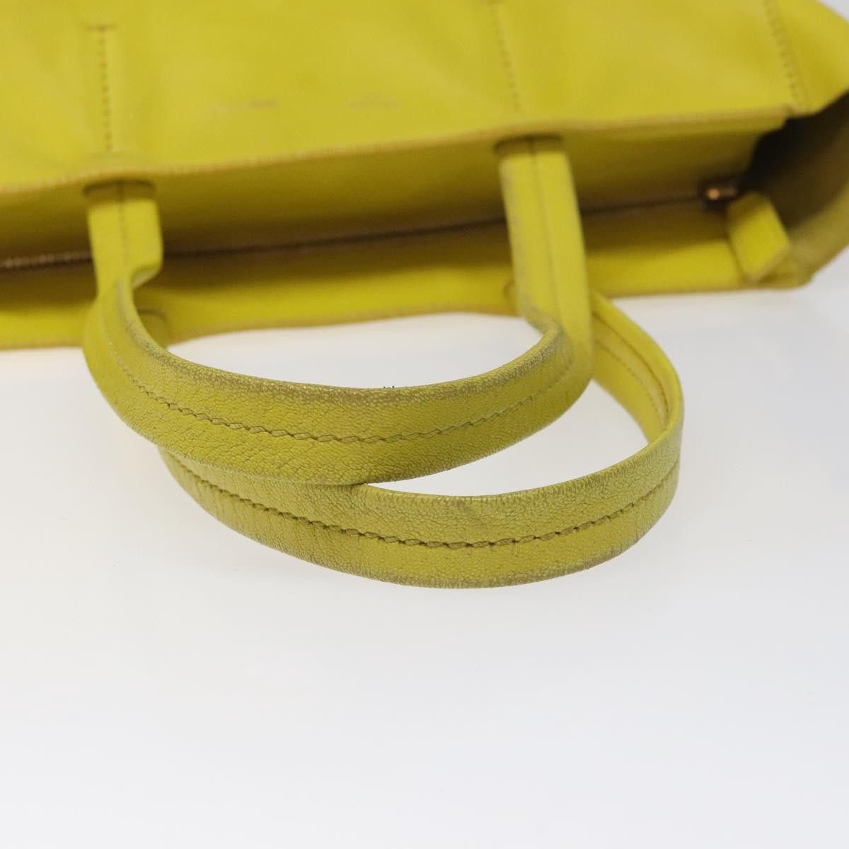 Celine CELINE Hand Bag Leather Yellow Size ONE SIZE - 7 Thumbnail
