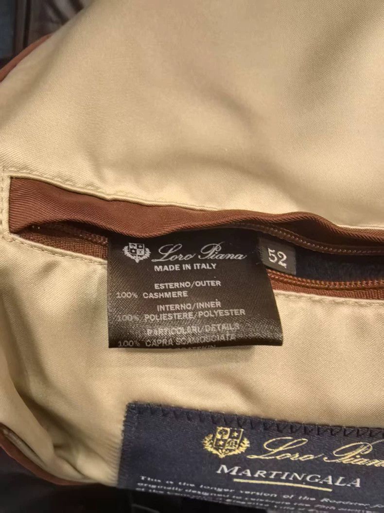 Loro Piana LORO PIANA Men's patchwork two-piece set cashmere Size US M / EU 48-50 / 2 - 7 Thumbnail