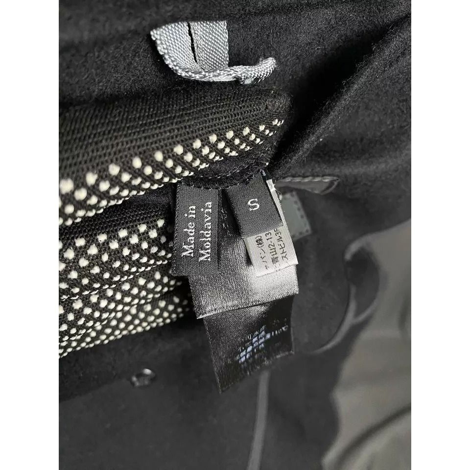 Ermenegildo Zegna MINT! Zegna Men's Black Wool Double Breasted Pea Coat Size S Size US S / EU 44-46 / 1 - 11 Thumbnail