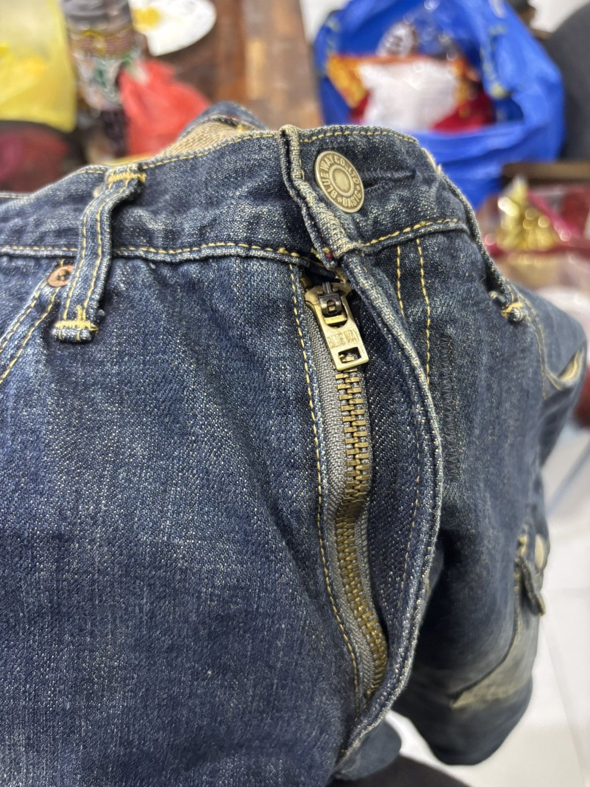 Japanese Brand Japanese Blue Way Bootcut Bush Pant Jeans Size US 32 / EU 48 - 7 Thumbnail