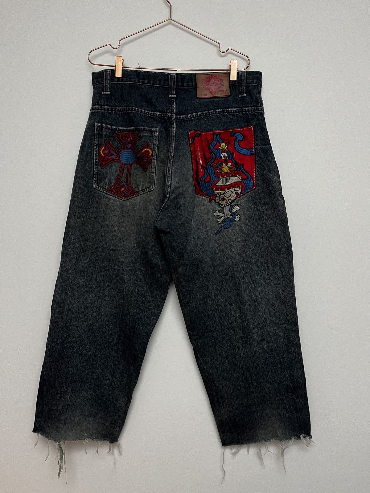 Ed Hardy Vintage Ed Hardy Cross Jeans (unisex) Size US 36 / EU 52 - 1 Thumbnail
