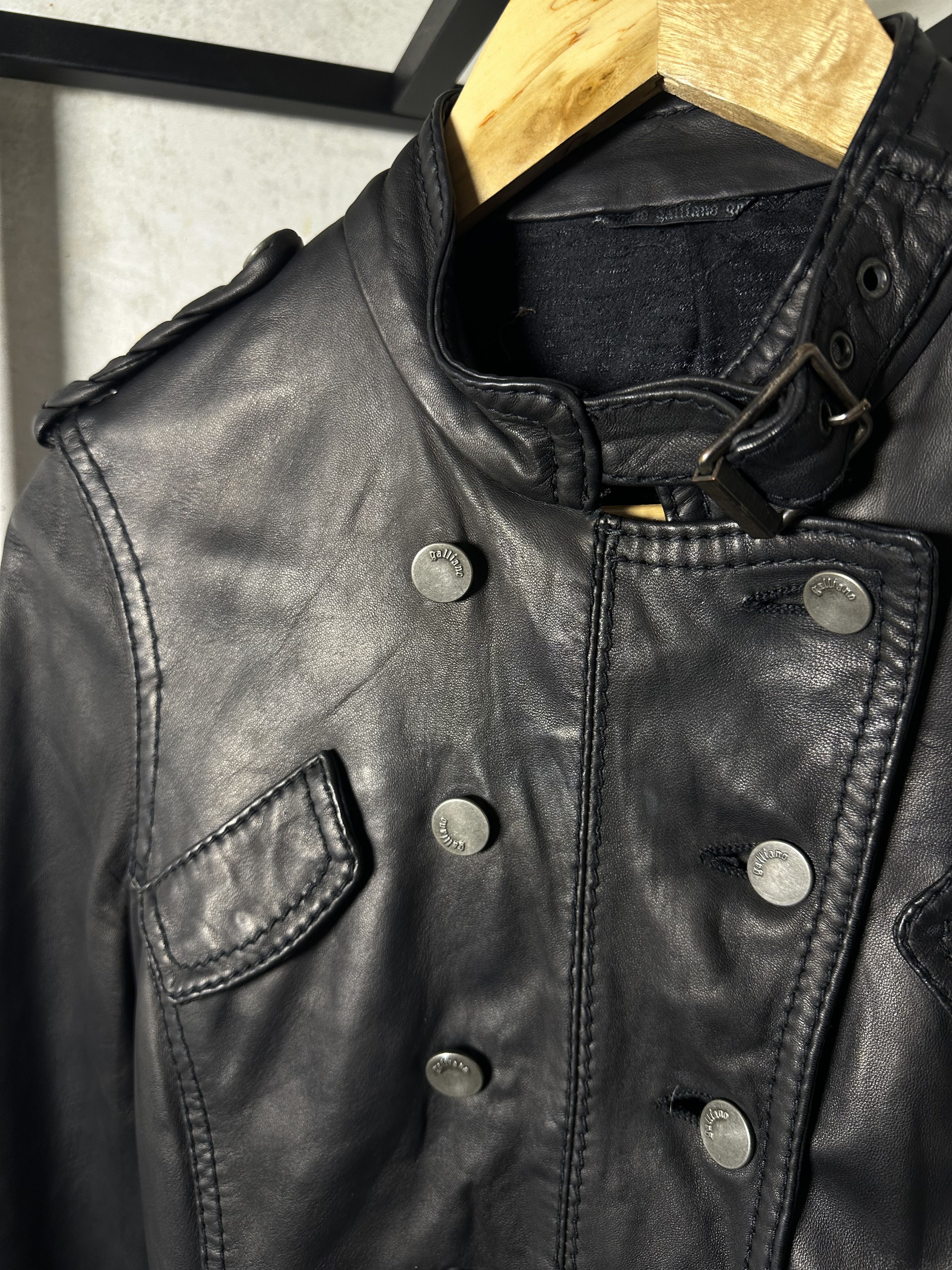 John Galliano John Galliano Napoleon Leather Jacket Size S / US 4 / IT 40 - 6 Thumbnail