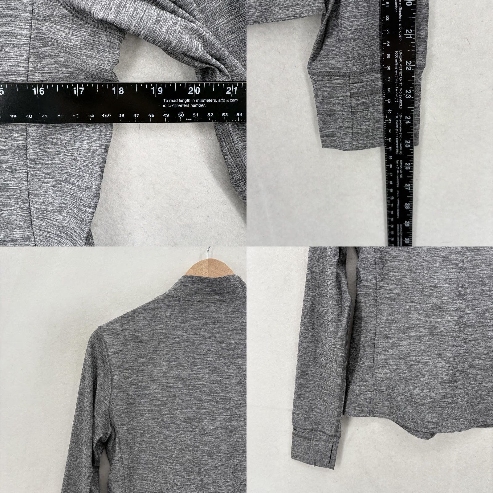 Vintage Greyson Halley II Melange Pullover Womens M Gray Quarter Zip Golf Florida Shirt Size M / US 6-8 / IT 42-44 - 8 Thumbnail