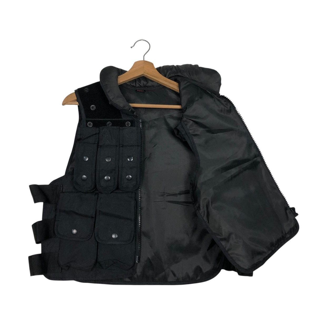 Japanese Brand 🔥VINTAGE VEST UTILITY CARGO MULTI POCKET SWAT RARE STYLE Size US M / EU 48-50 / 2 - 16 Thumbnail