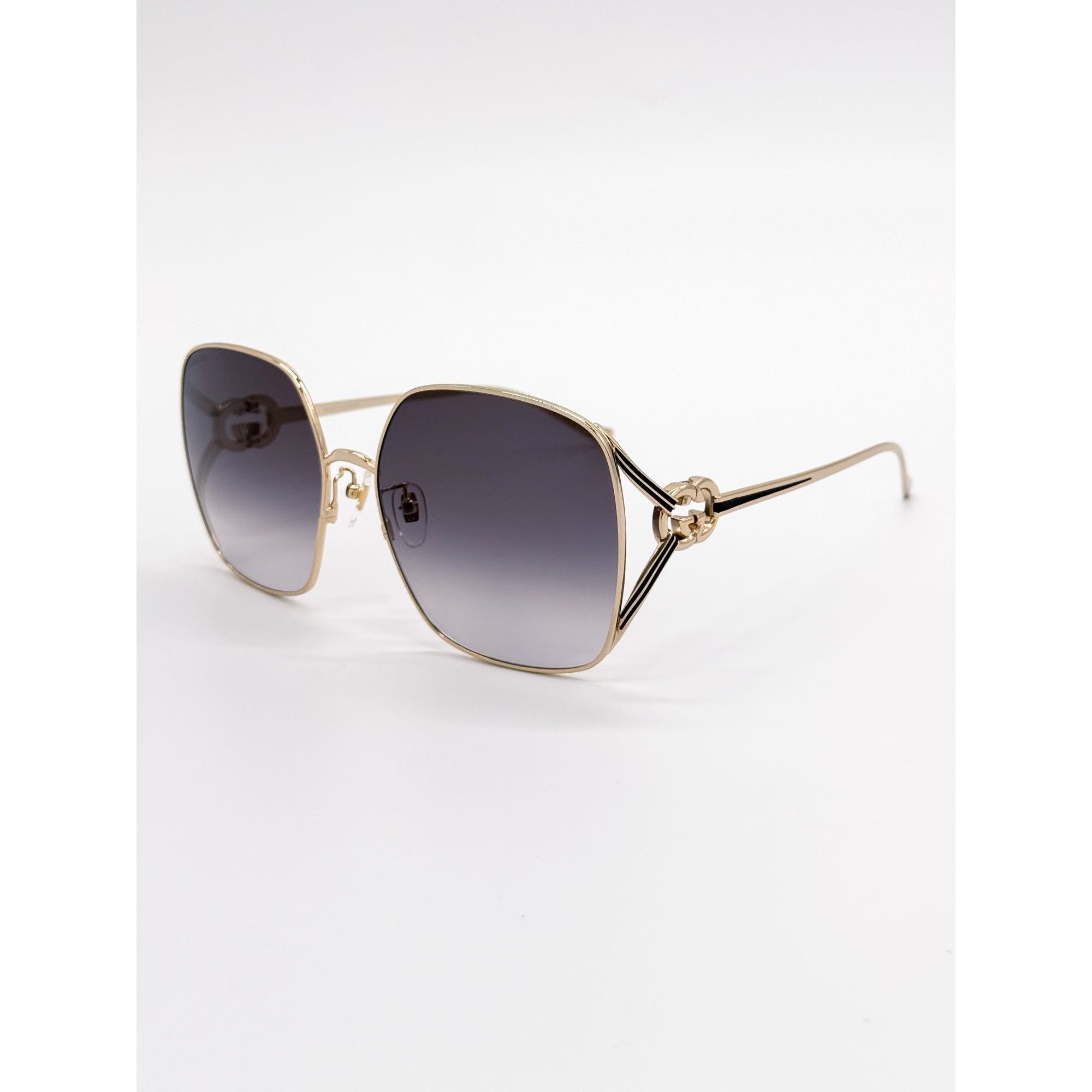 Gucci NEW GUCCI SUNGLASSES GG1323S 001 GOLD/GRAY OVERSIZED WOMEN Size ONE SIZE - 7 Thumbnail