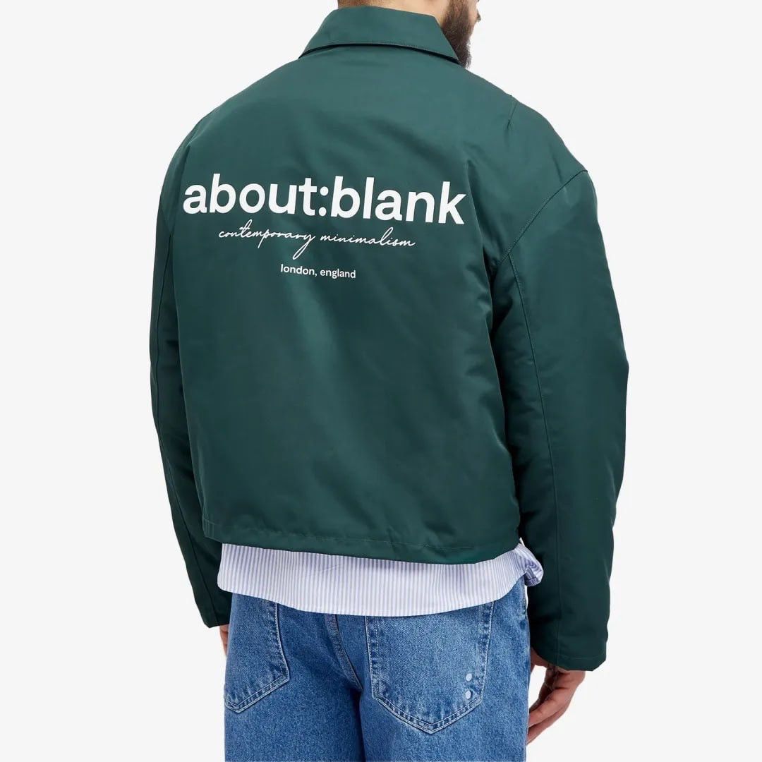 About:Blank About:blank Design Men's Box Logo Cropped Jacket Epsom Green Size US XS / EU 42 / 0 - 3 Thumbnail