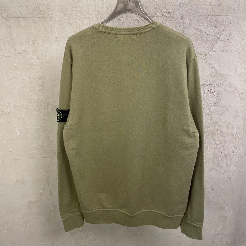 Stone Island Stone Island Olive Logo Crewneck Sweater -2506 Size US M / EU 48-50 / 2 - 2 Thumbnail