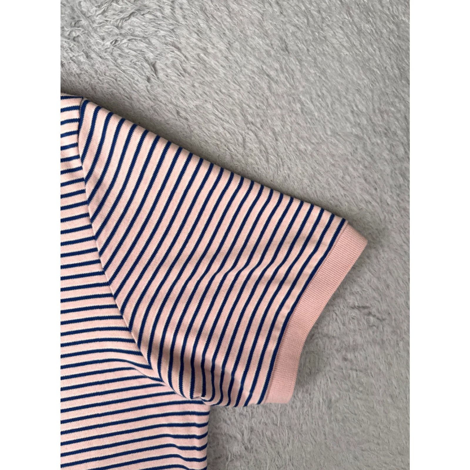 Ralph Lauren VINTAGE Polo Ralph Lauren Shirt Men XL Pink Stripe Cotton Polo Shirt Size US XL / EU 56 / 4 - 2 Thumbnail