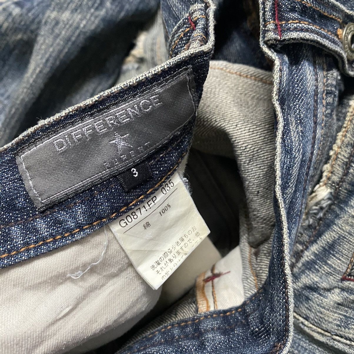 Japanese Brand Difference Rupert Denim Flare Jeans Multi Pocket Studded Size US 33 - 21 Thumbnail