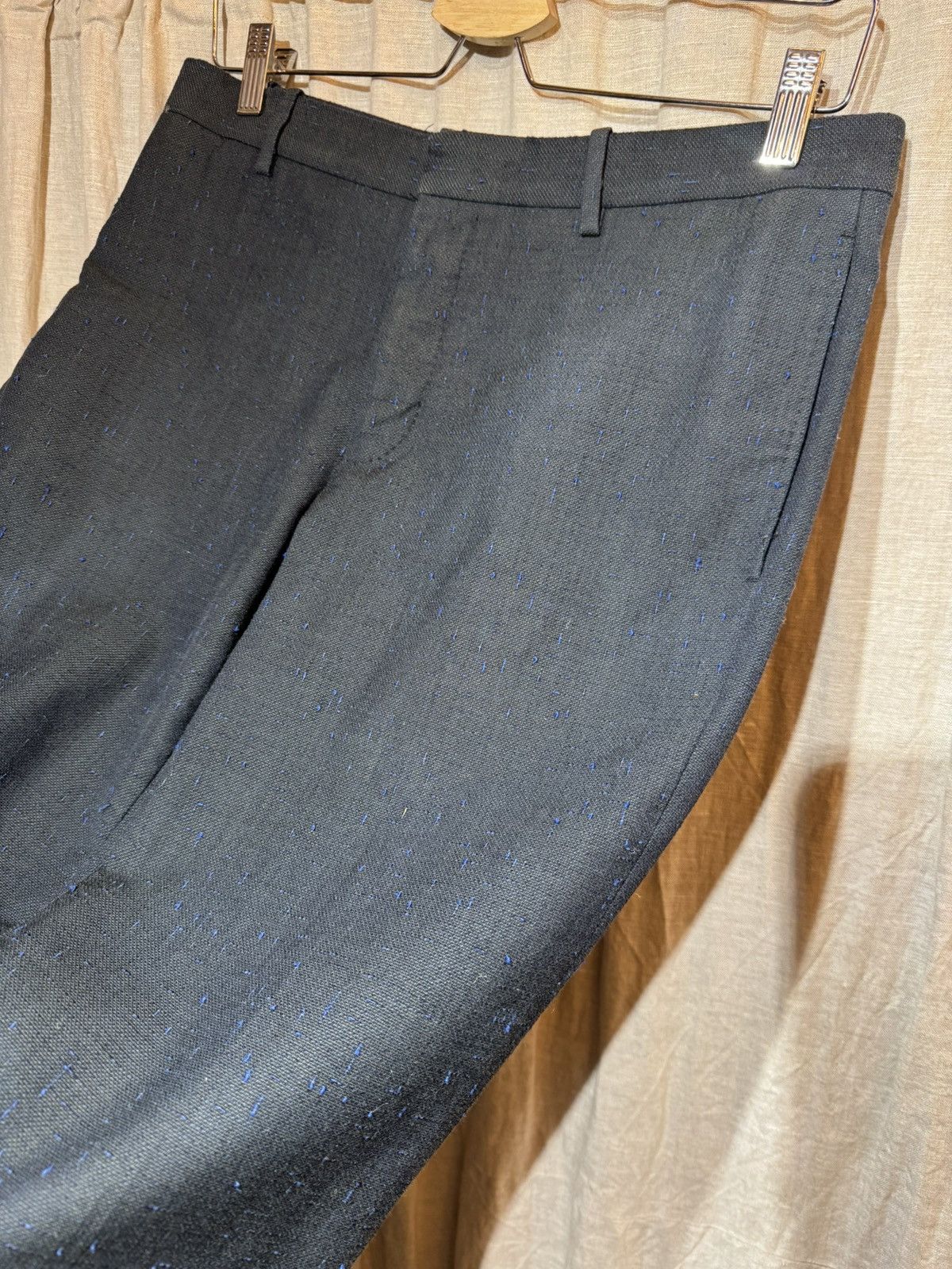 Balenciaga balenciaga tailored pants wool cotton grey blue 46 slim Size US 29 - 7 Thumbnail