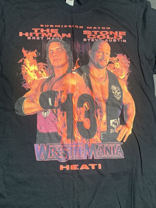 Wwf WWF Bret Hart x Stone Cold Steve Austin WM 13 Shirt | Grailed