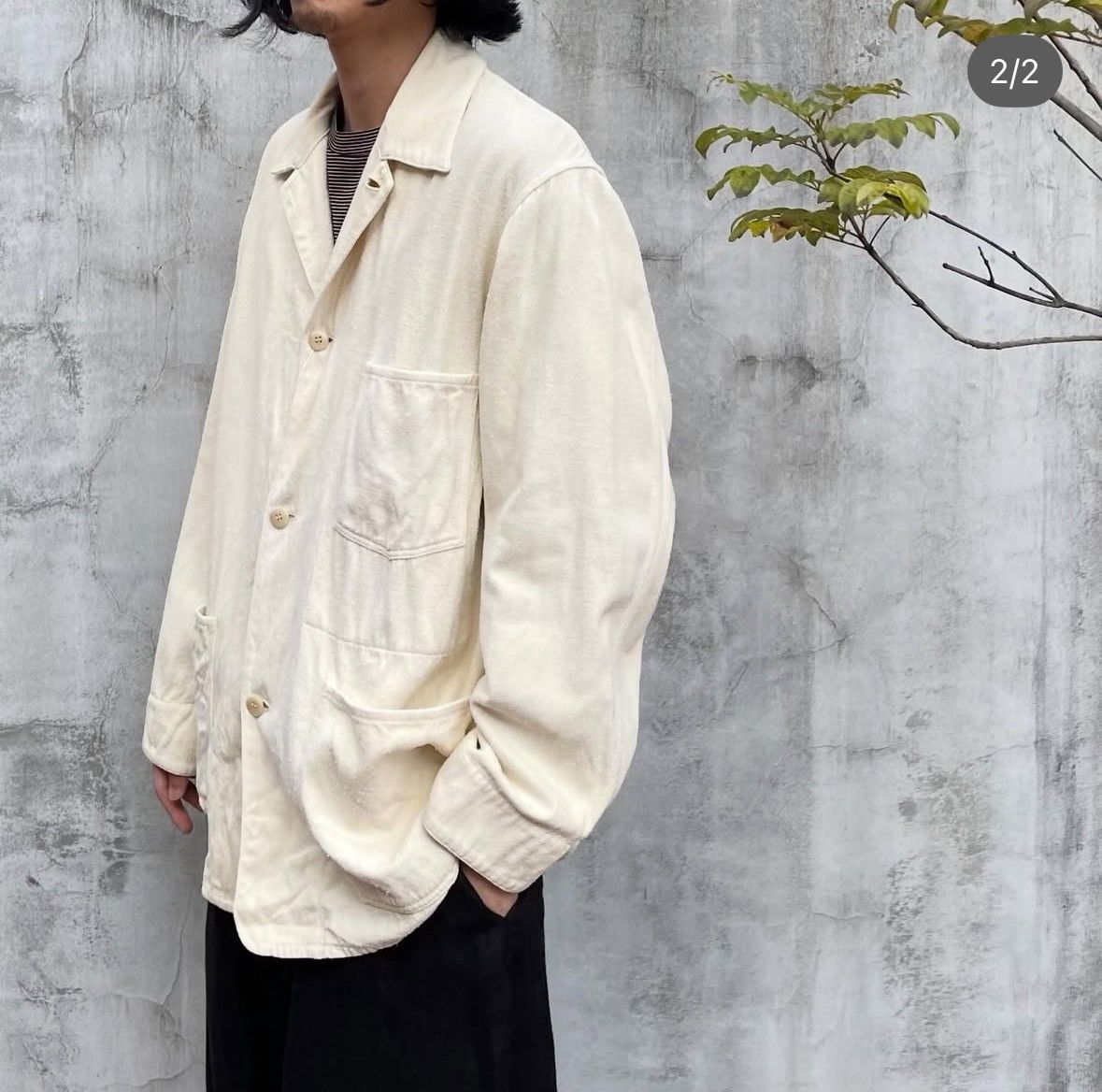 Comoli Silk Nep 1938 Jacket Size US L / EU 52-54 / 3 - 3 Thumbnail