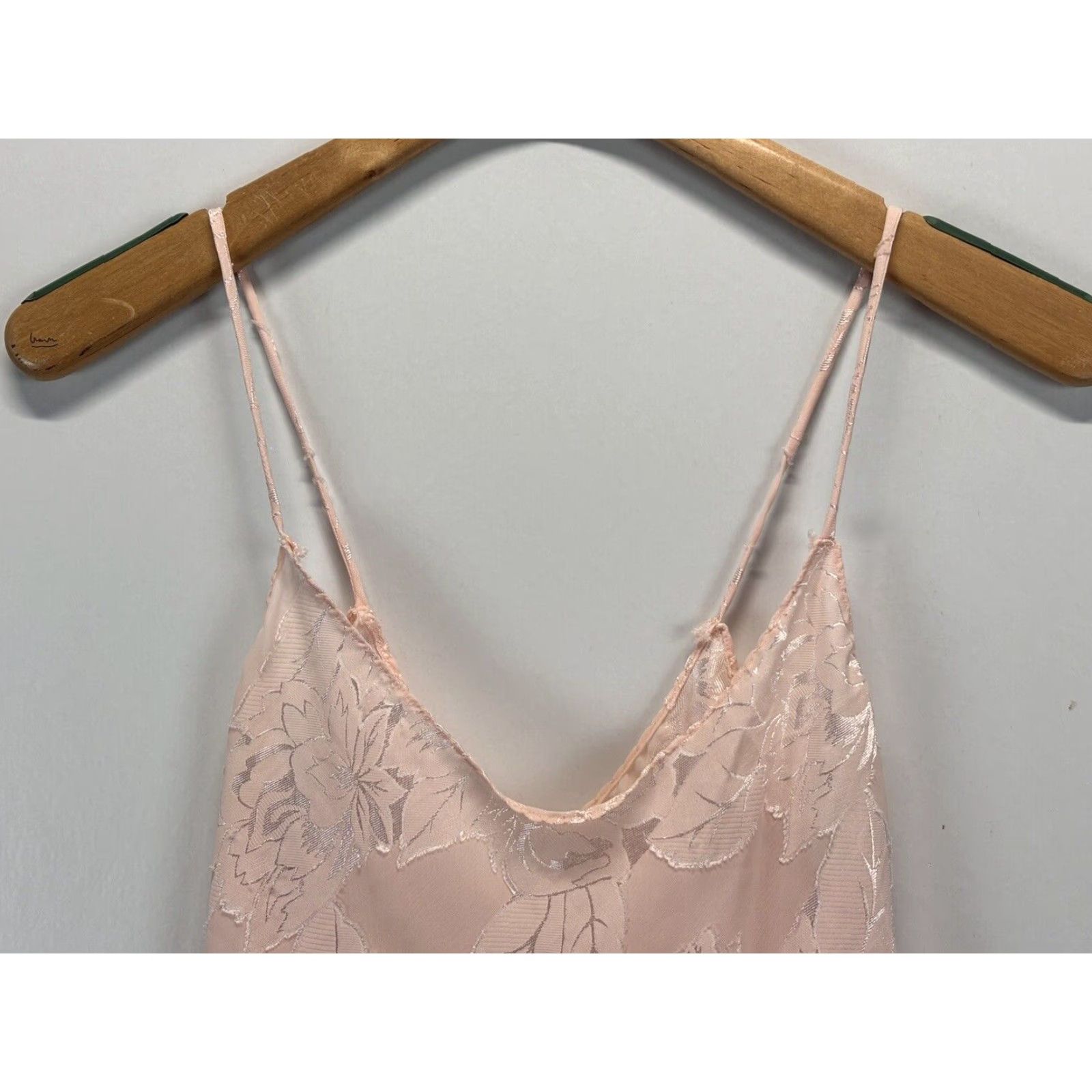 Vintage VINTAGE Ralph Montenero Teddy Lingerie Medium Pink Floral Satin High Cut 1970s Womens Size ONE SIZE - 2 Thumbnail