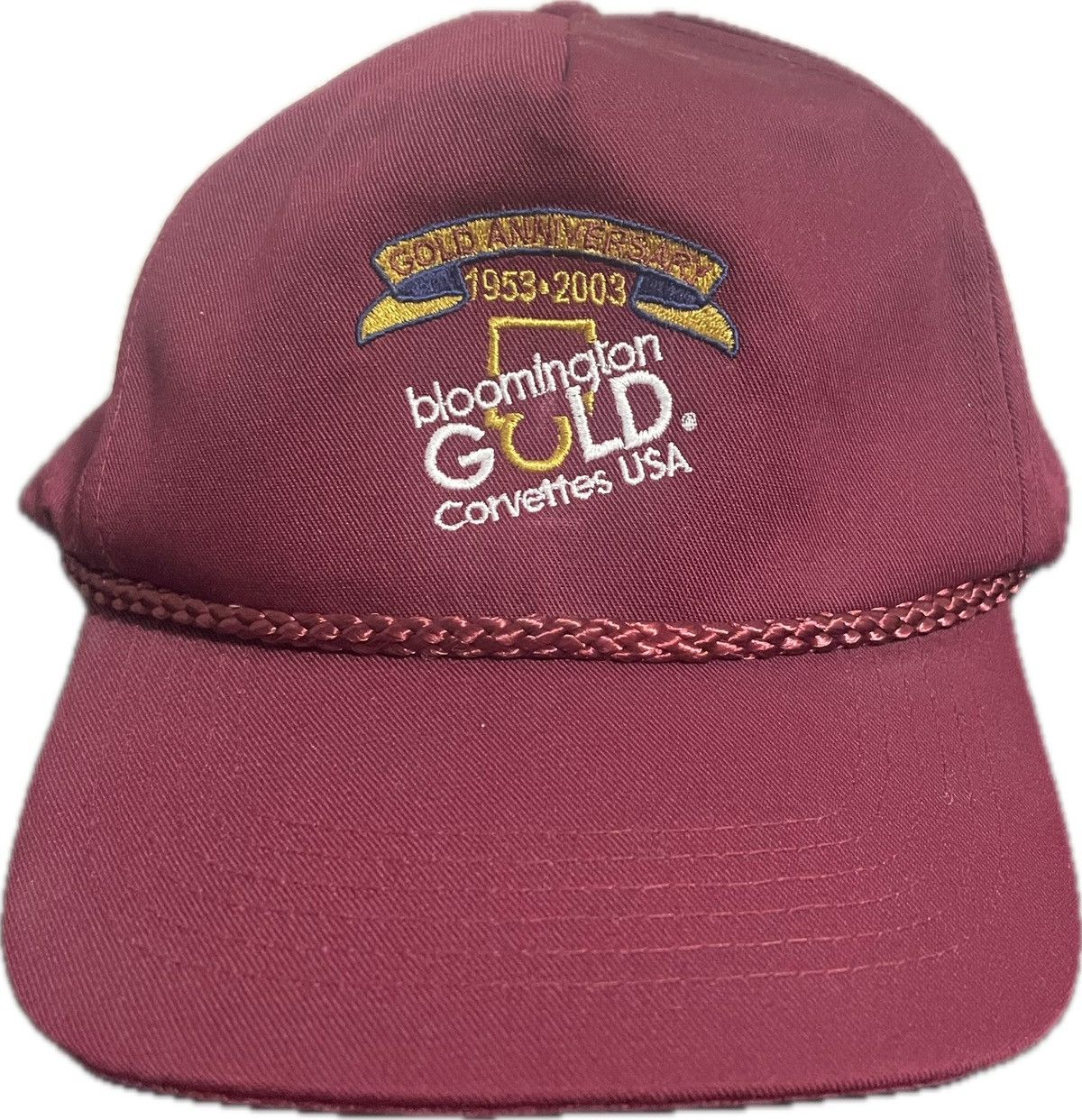 Chevrolet × Vintage Bloomington Gold Corvettes USA 50th anniversary snapback. Size ONE SIZE - 1 Thumbnail