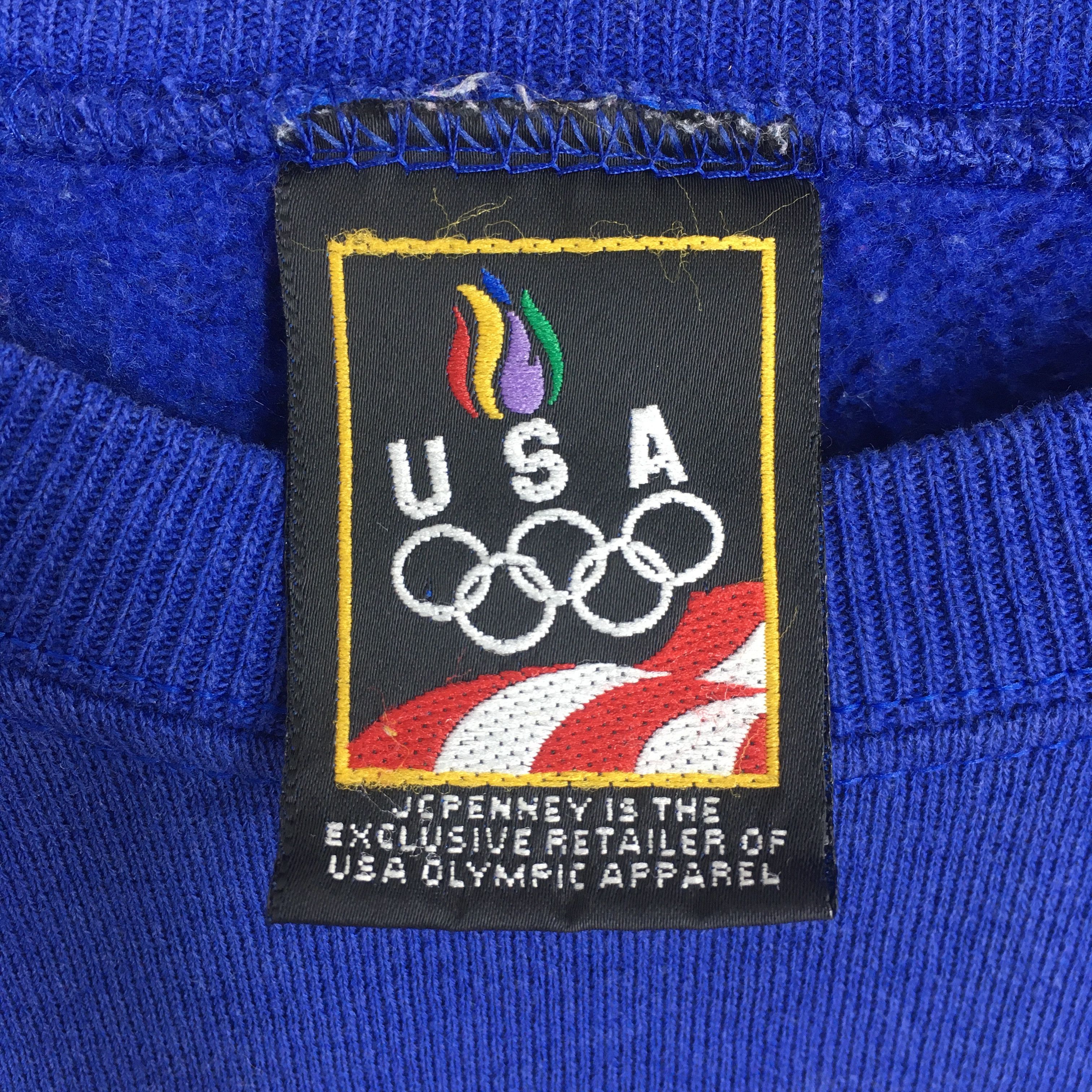 USA Olympics Vintage 90s Olympics Summer Games Blue Sweatshirt Medium Size US M / EU 48-50 / 2 - 5 Thumbnail