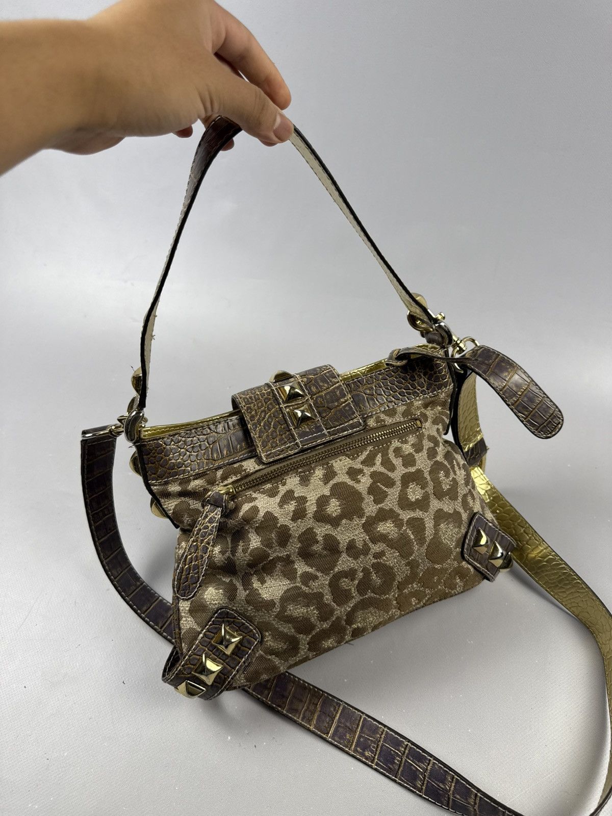 Guess Guess vintage handbag crossbody gold iconic model Size ONE SIZE - 5 Thumbnail