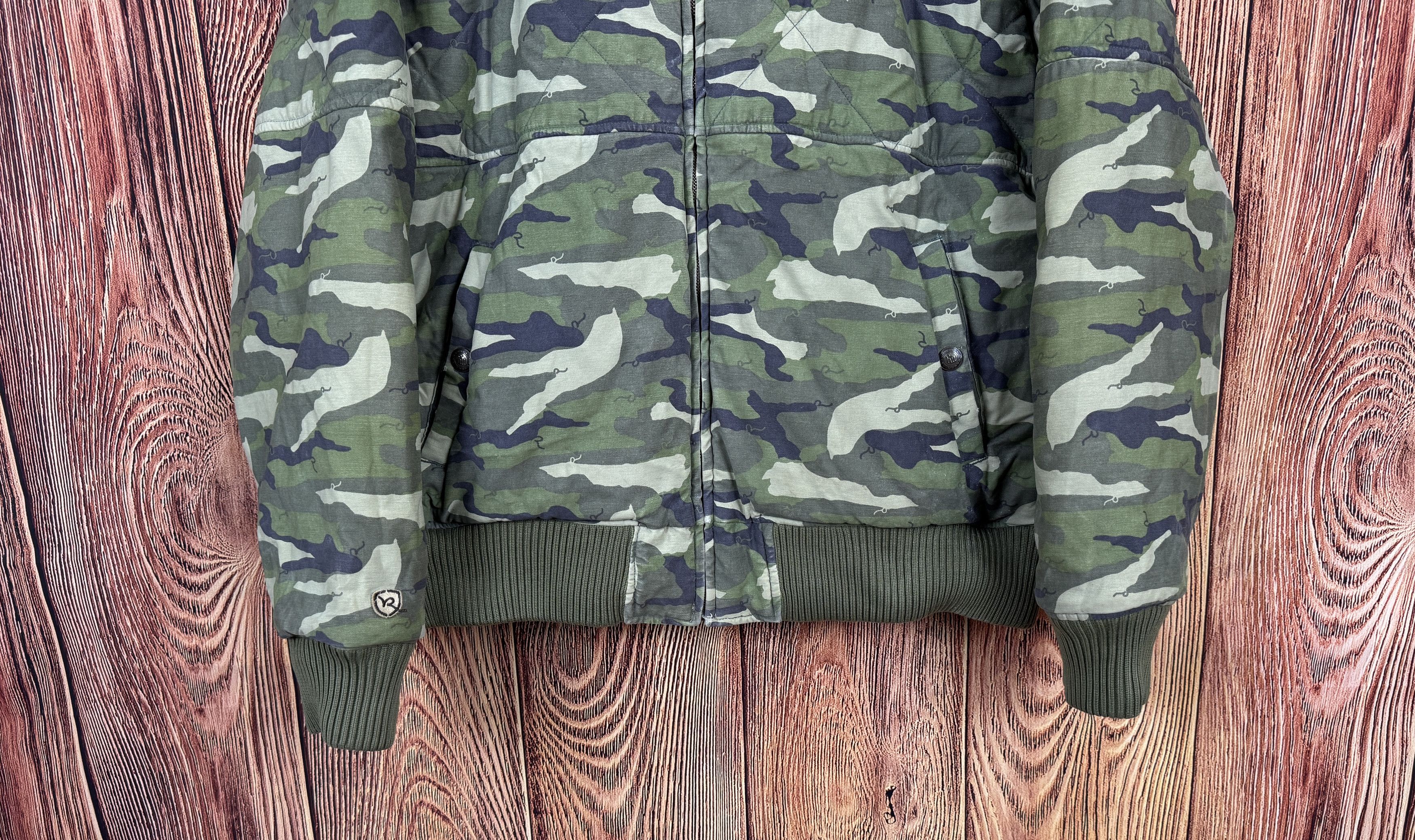 Rocawear Vintage Rocawear Reversible 2-Sides Camo Bombers Jacket Size US XL / EU 56 / 4 - 4 Thumbnail