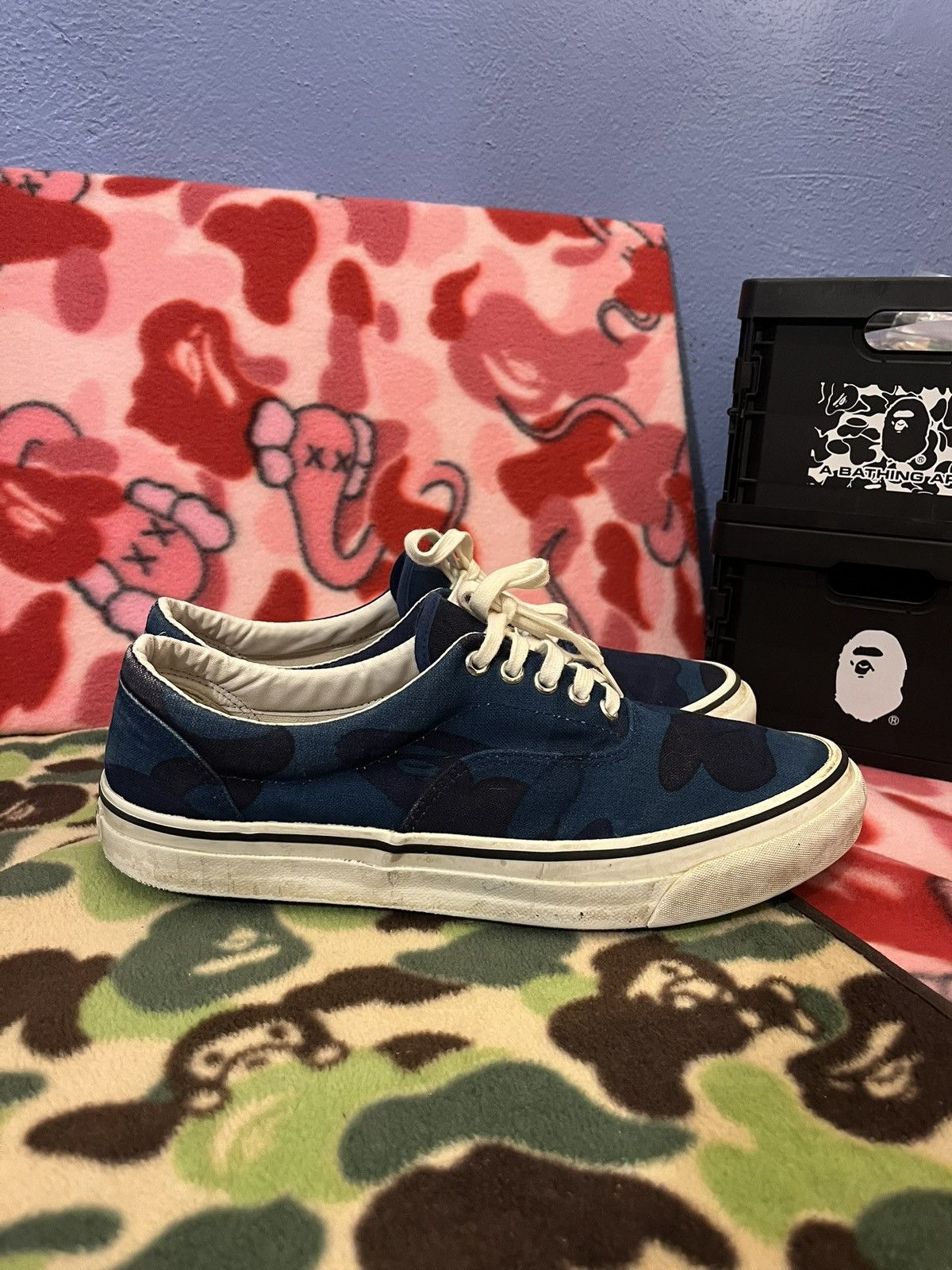 Bape Bape vans style Bapesta Size US 8.5 / EU 41-42 - 2 Thumbnail