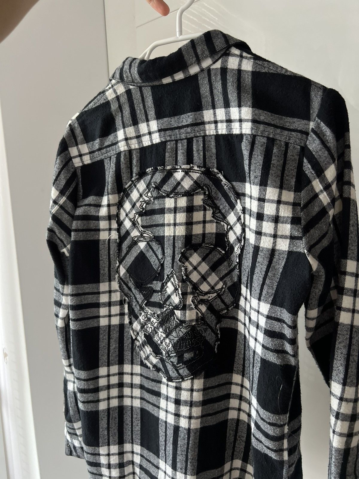 Zadig & Voltaire Zadig & Voltaire Tessy Patch Big Logo ‘Scull’ Flanel Shirt Size US XS / EU 42 / 0 - 9 Thumbnail
