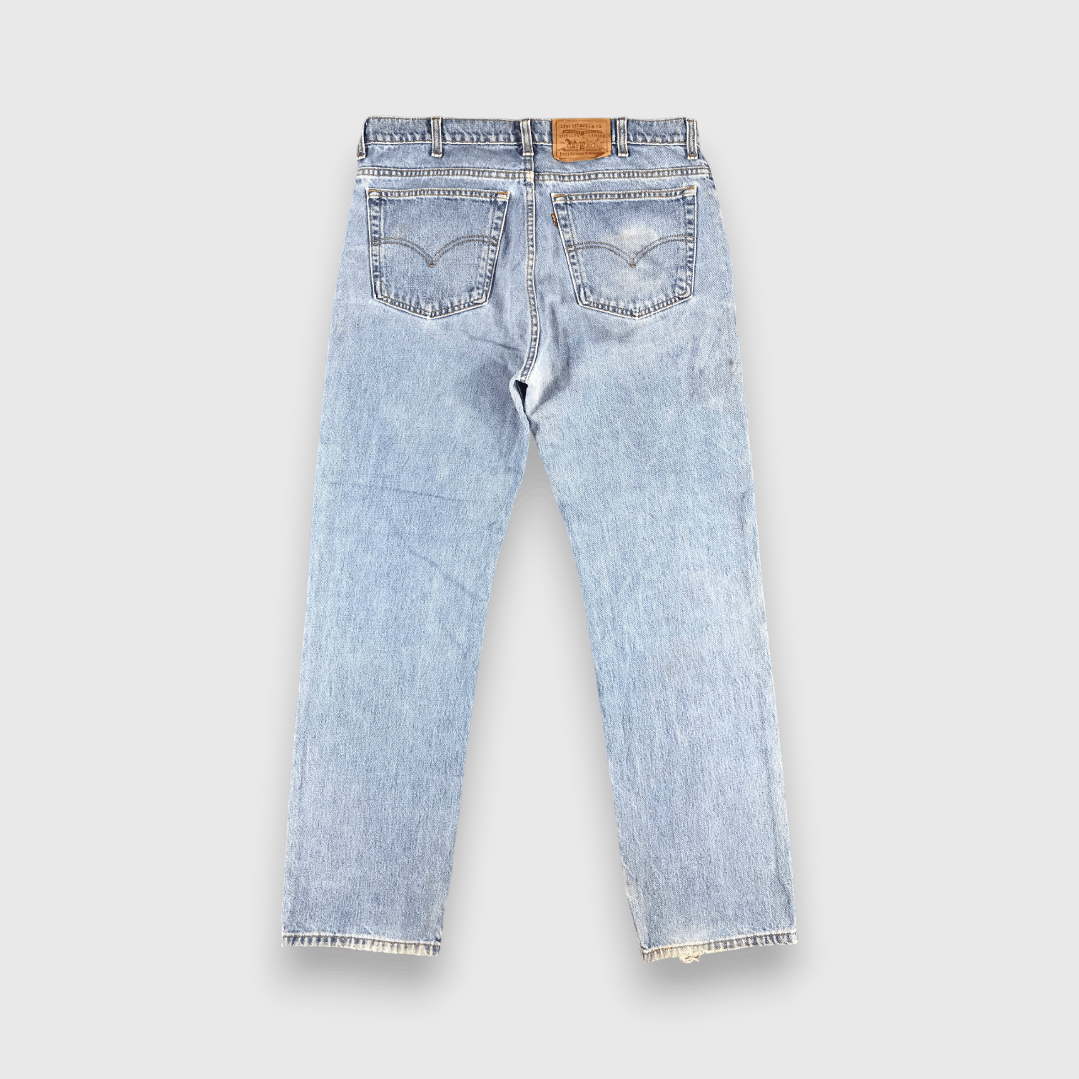Levi's Vintage 90s Light Wash Levis 516 Jeans-J1559 Size US 37 - 2 Thumbnail