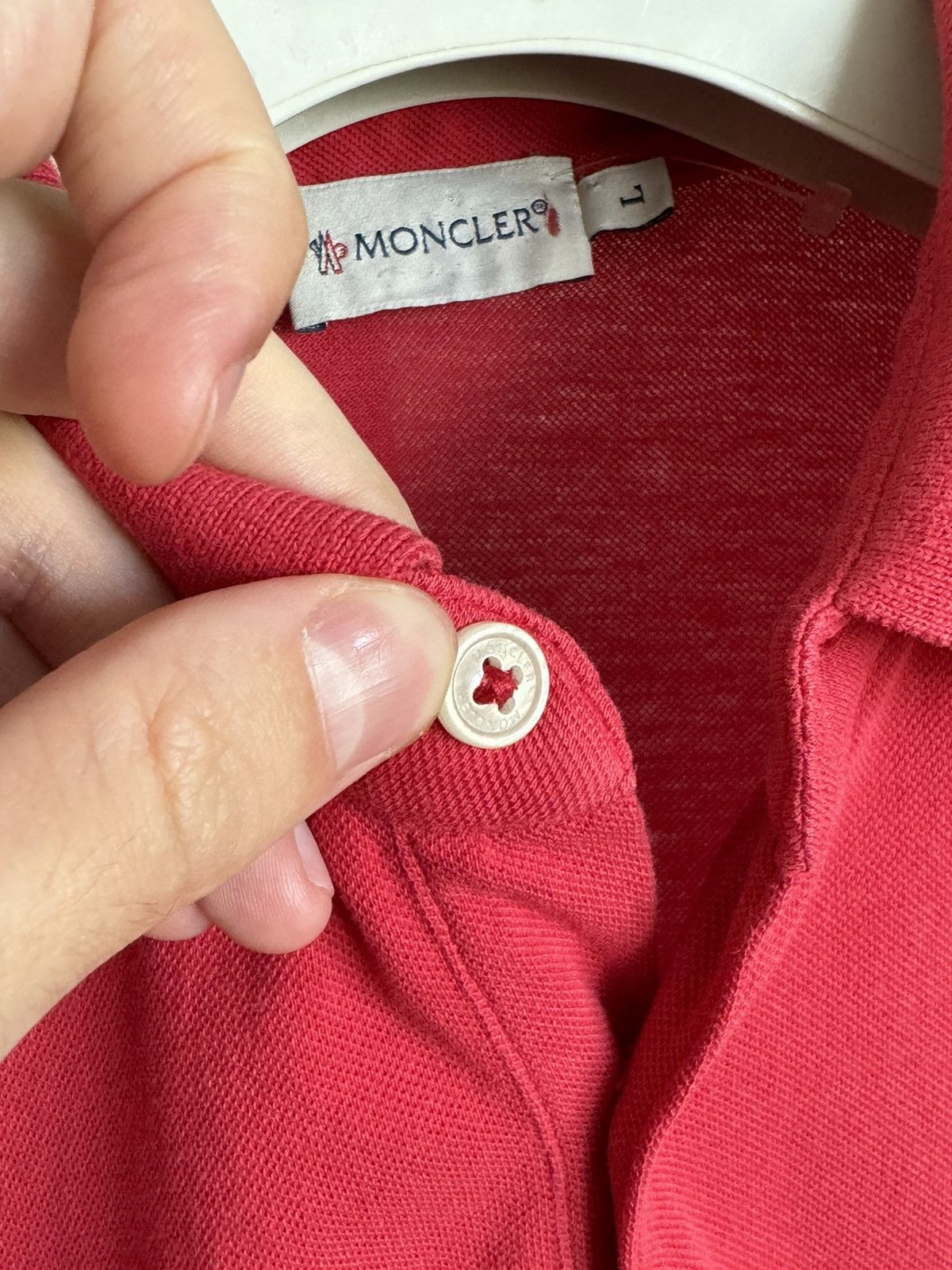 Moncler Moncler Polo Shirt Size US L / EU 52-54 / 3 - 4 Thumbnail