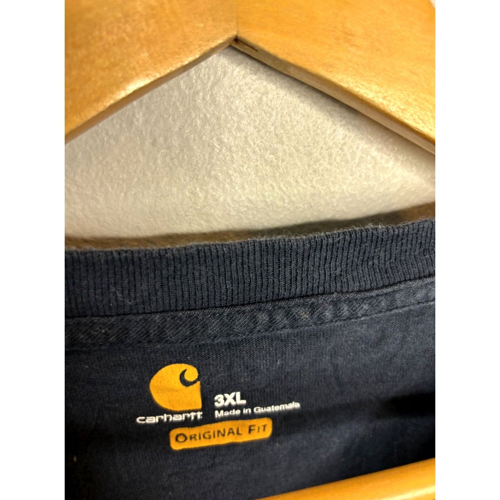 Carhartt Carhartt Button Shirt Men's Blue Cotton Loose Pocket Henley Size 3XL Size US XXL / EU 58 / 5 - 3 Thumbnail
