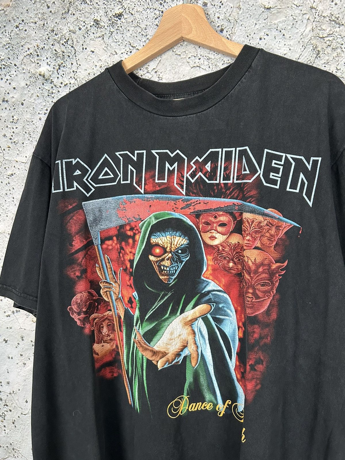 Band Tees Vintage Iron Maiden Dance of Death Rock Band Tee Metal Rare Size US XL / EU 56 / 4 - 3 Thumbnail