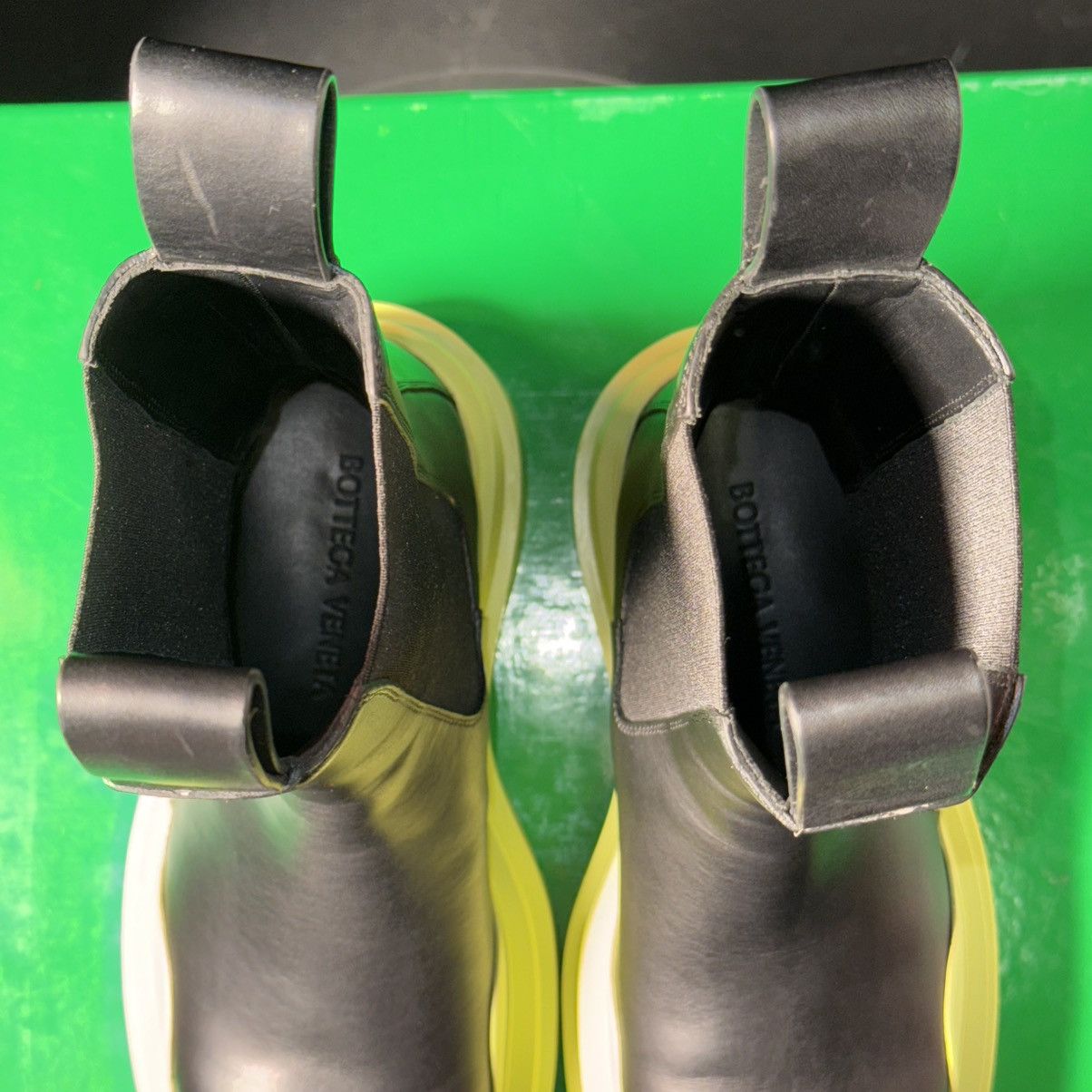 Bottega Veneta BOTTEGA VENETA Black Tire Chelsea Boots Size US 7 / EU 40 - 12 Thumbnail