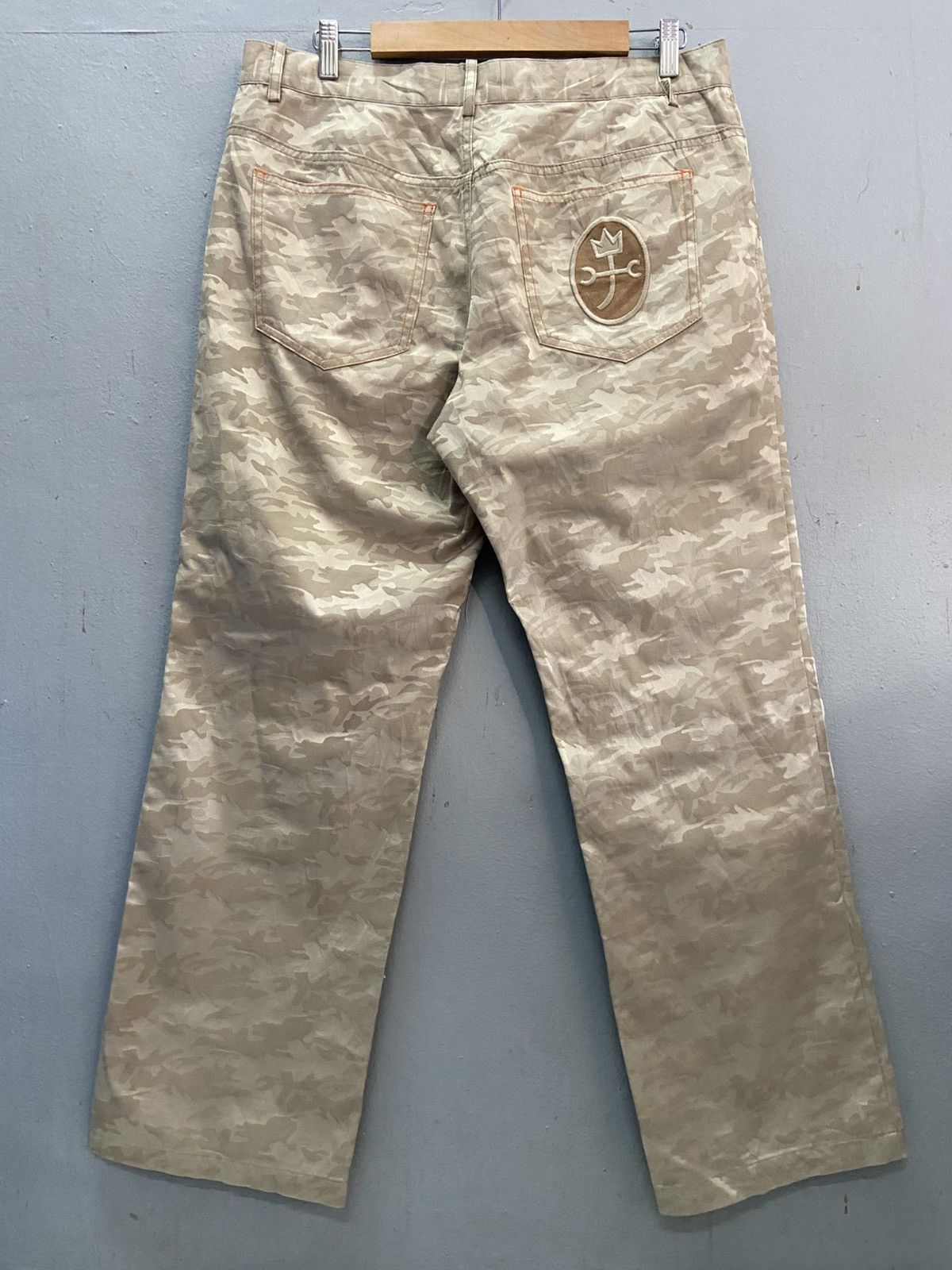 Jean Charles De Castelbajac CASTELBAJAC CAMOUFLAGE STYLE TROUSERS PANTS Size US 32 / EU 48 - 1 Thumbnail