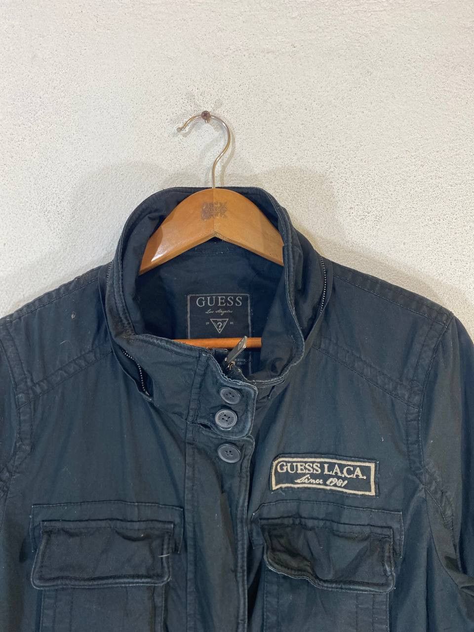 Guess guess black parka jacket very nice design Size US S / EU 44-46 / 1 - 2 Thumbnail