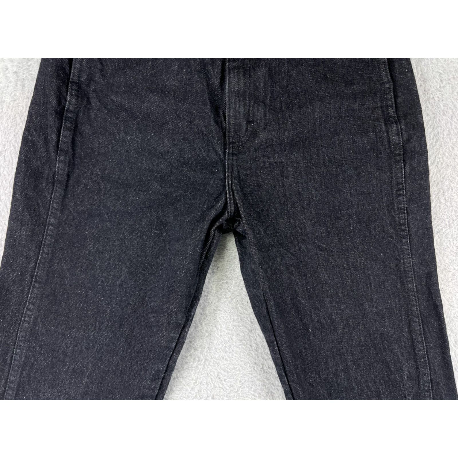 Wrangler VINTAGE Wrangler Jeans Women 12 Black Denim Cotton Blend Stretch 5-Pocket Design Wrangler Size 34" / US 12 / IT 48 - 3 Thumbnail