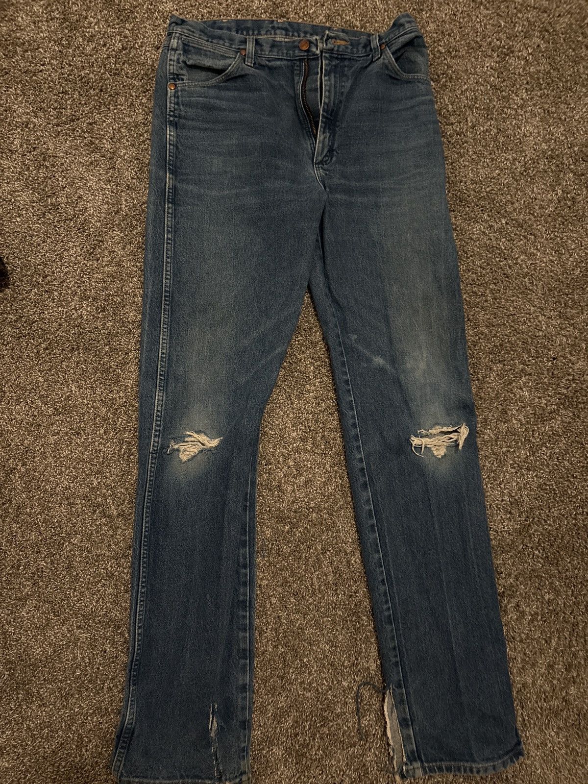 Wrangler stretched wrangler jeans Size US 35 - 1 Thumbnail