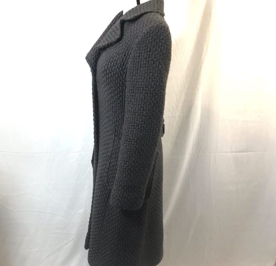 Alberta Ferretti ALBERTA Ferretti Italian Wool Textured Coat Tailored Size M / US 6-8 / IT 42-44 - 7 Thumbnail