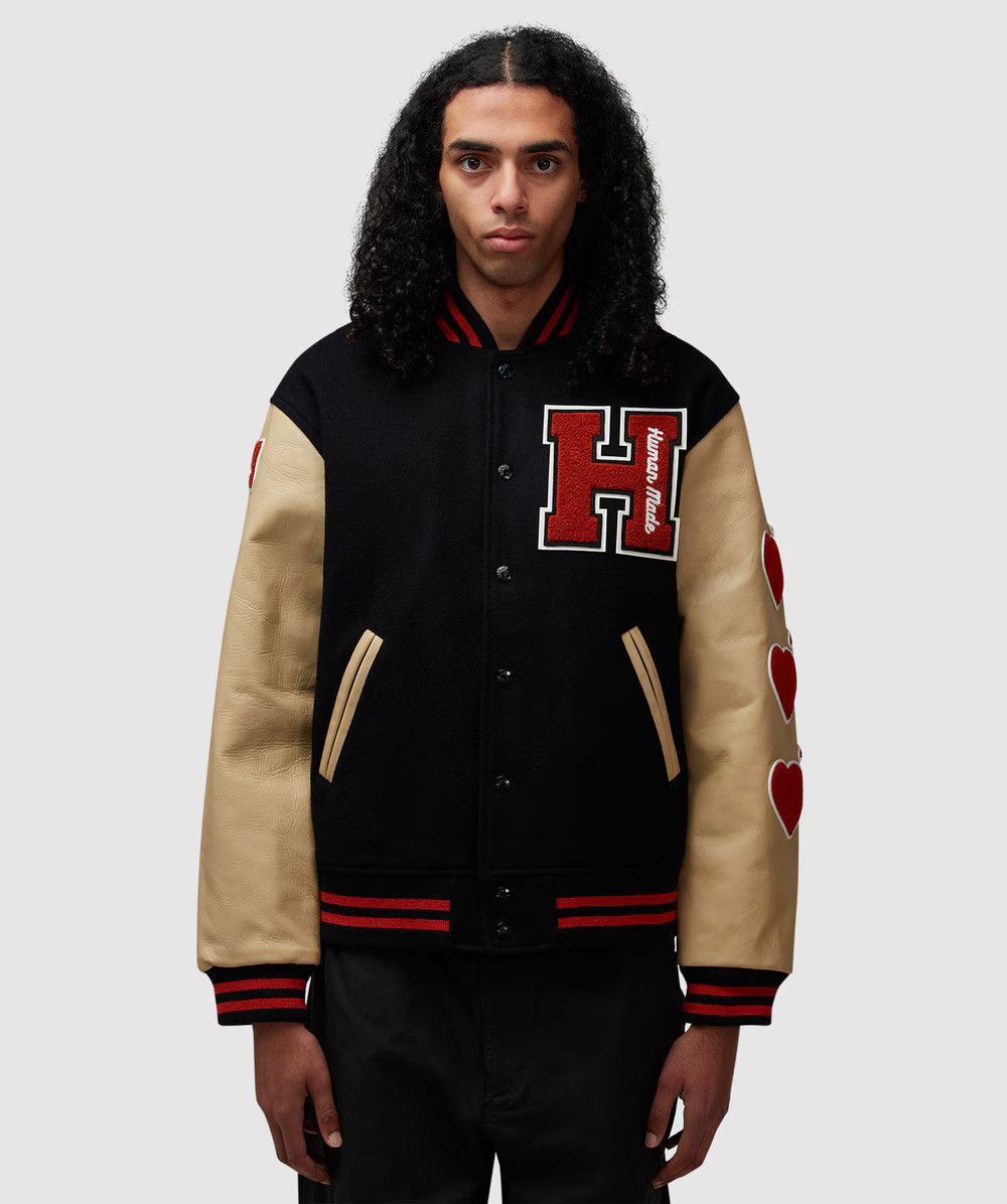Human Made o1h1sh10525 Varsity Jacket in Black Size US L / EU 52-54 / 3 - 2 Thumbnail